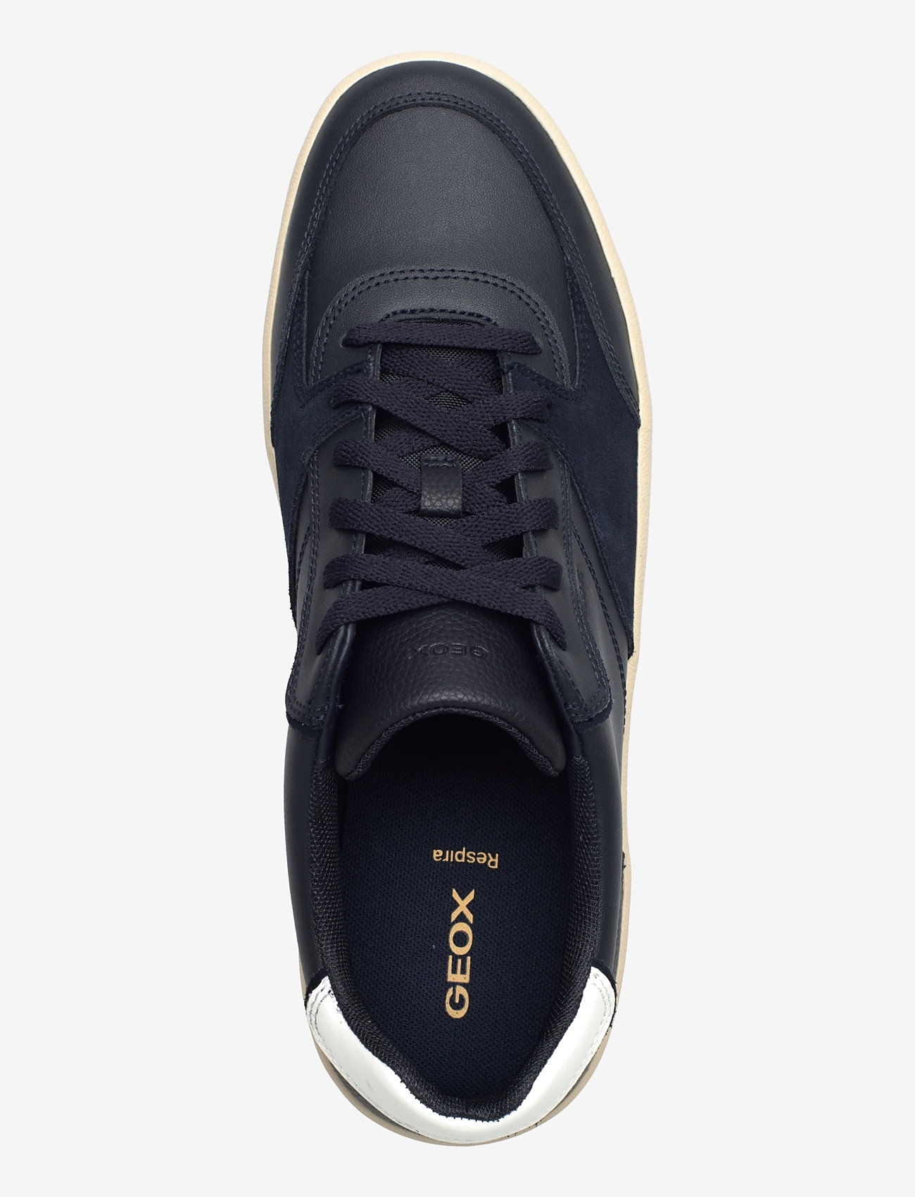 GEOX - U AFFILE B - lave sneakers - navy/white - 3