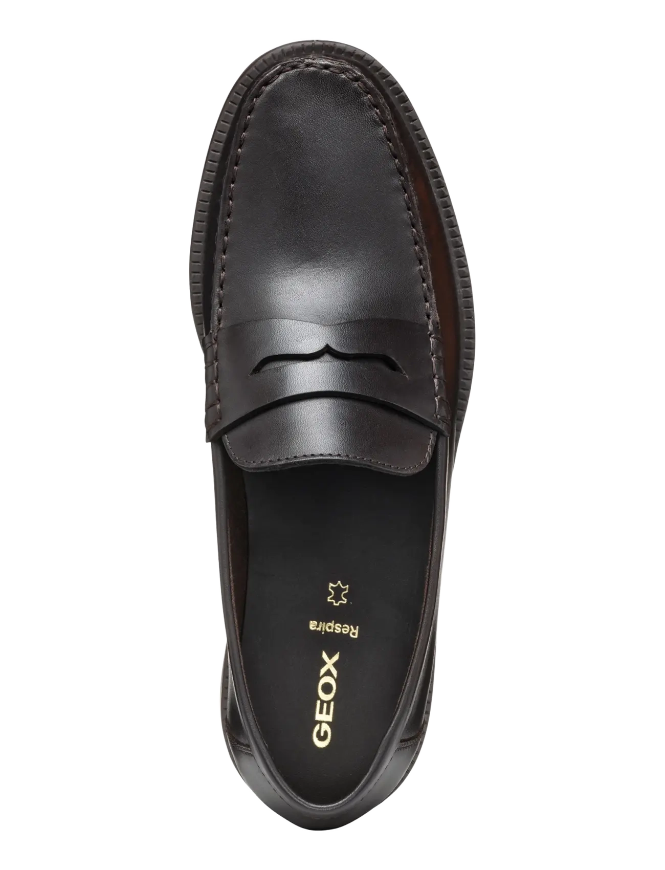 GEOX - U RECANATI D - moc toes - coffee - 3