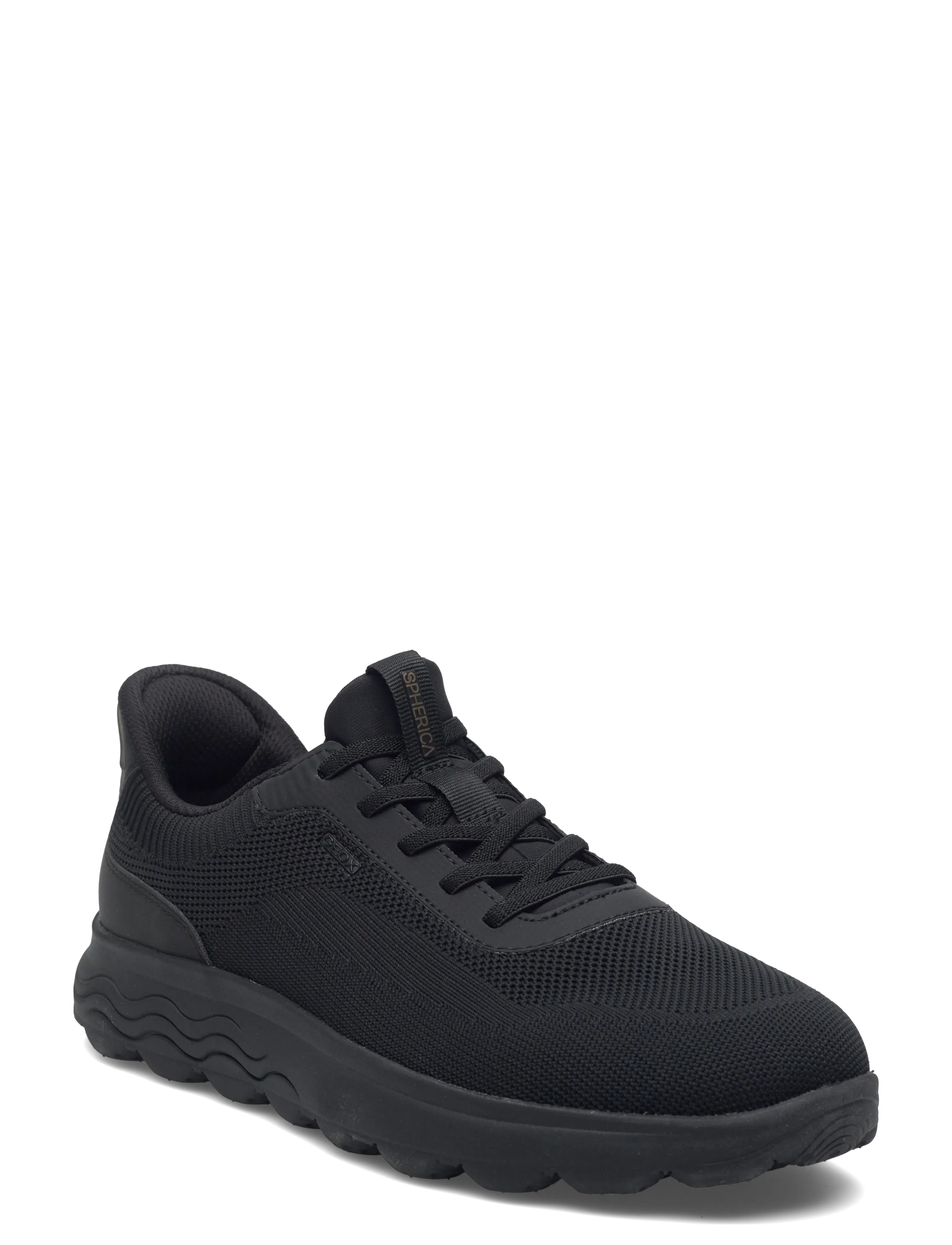 GEOX U SPHERICA PLUS A - Sneakers - BLACK / black