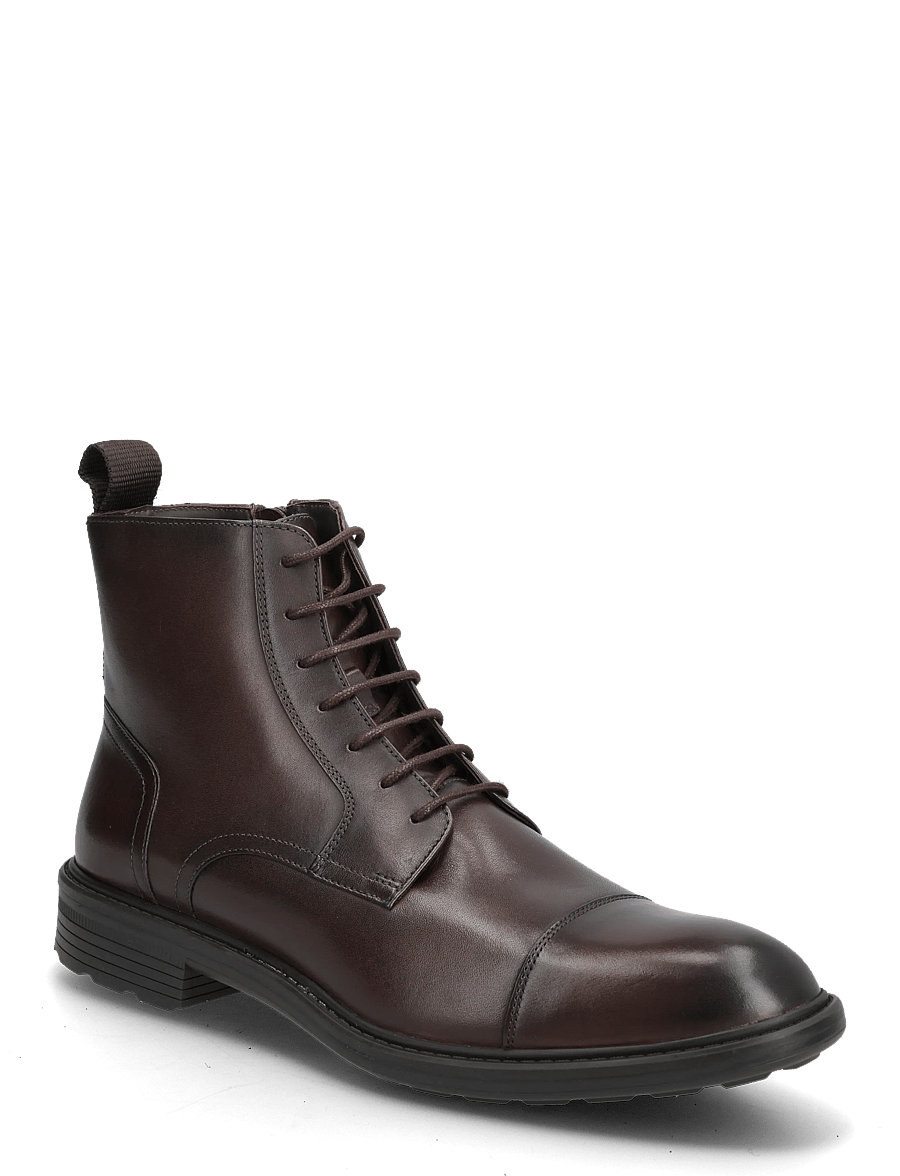 GEOX - U WALK PLEASURE B B - laced boots - coffee - 0