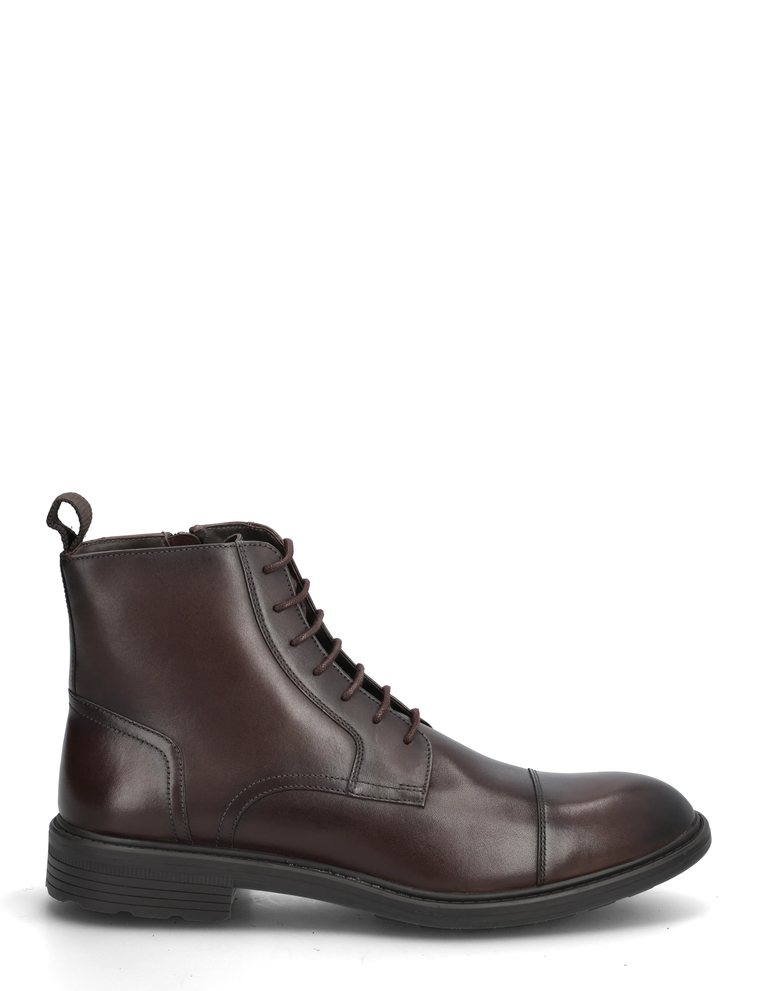 GEOX - U WALK PLEASURE B B - kängor med snörning - coffee - 1
