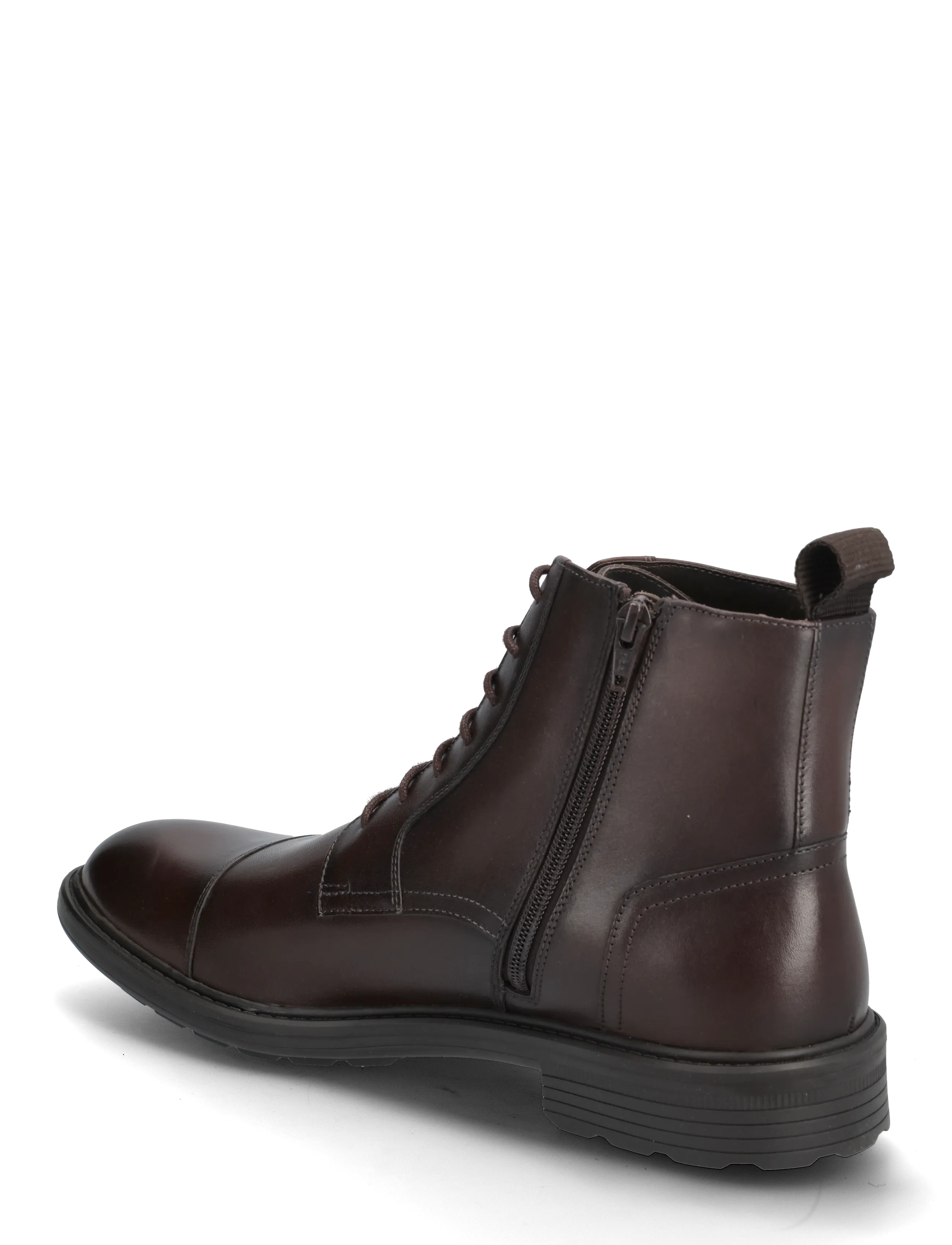 GEOX - U WALK PLEASURE B B - kängor med snörning - coffee - 2
