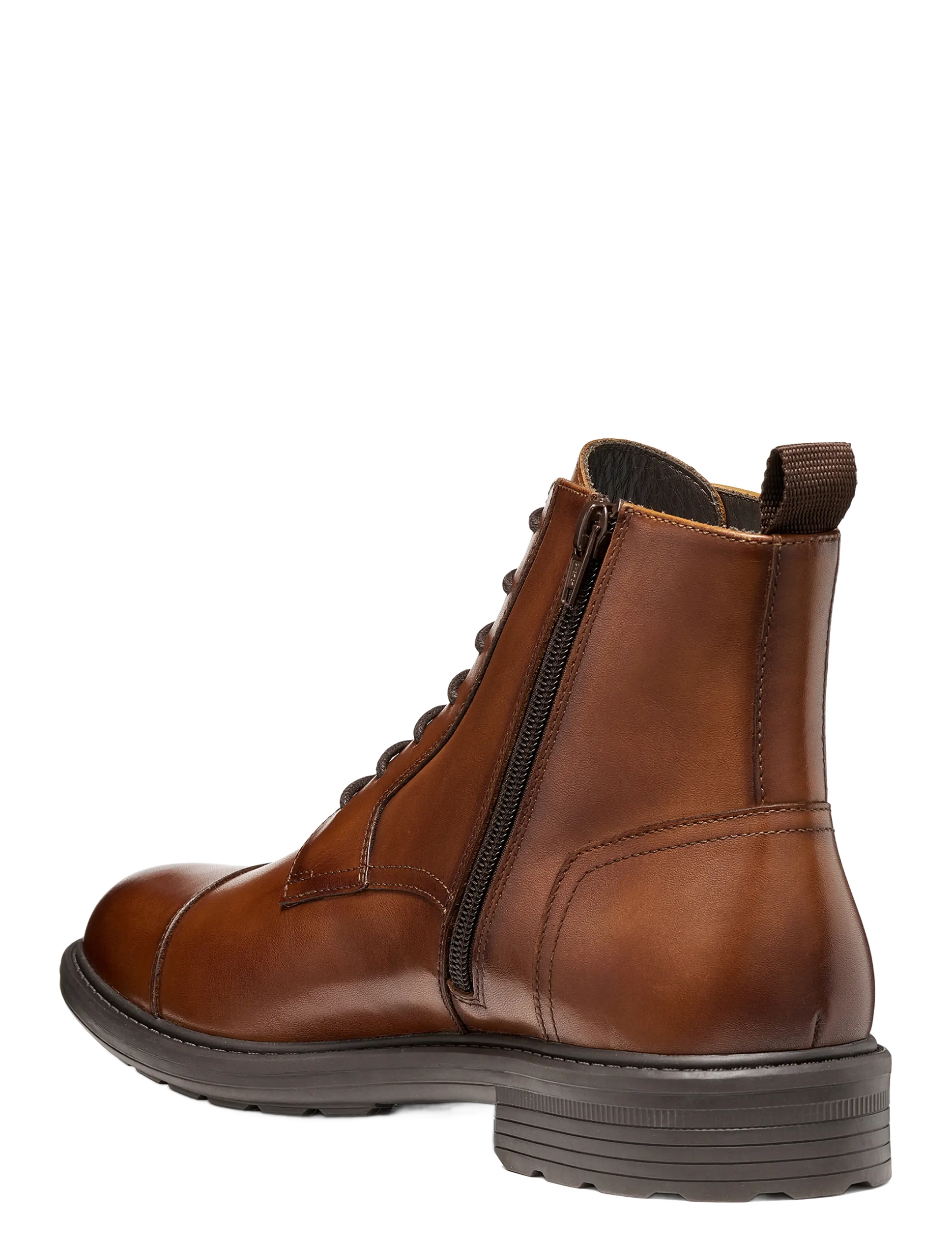 GEOX - U WALK PLEASURE B B - snørestøvler - cognac - 1