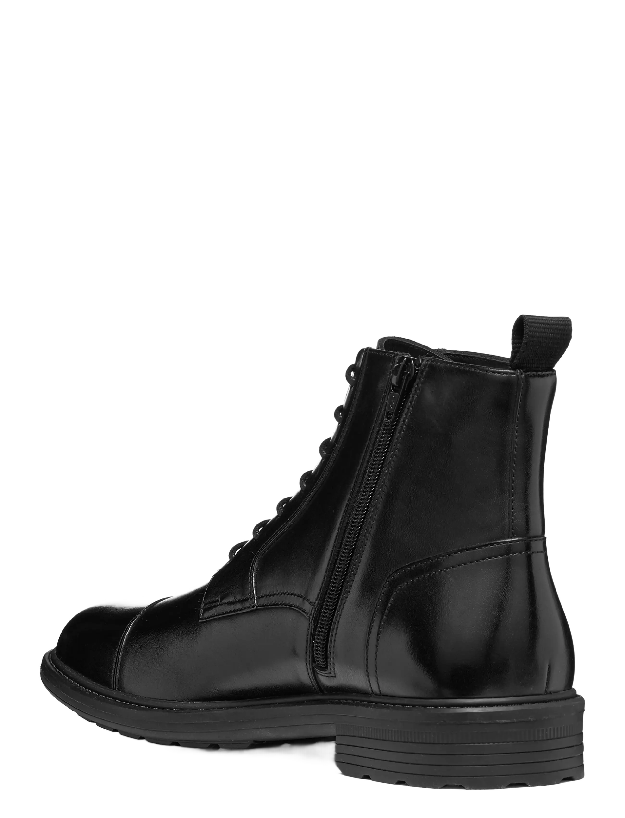 GEOX - U WALK PLEASURE B B - snørestøvler - black - 2