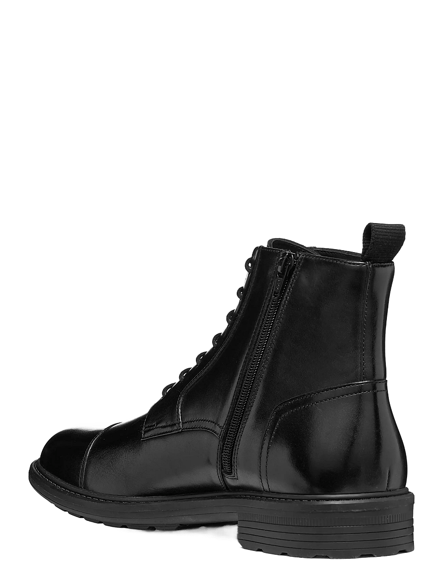 GEOX - U WALK PLEASURE B B - snørestøvler - black - 2