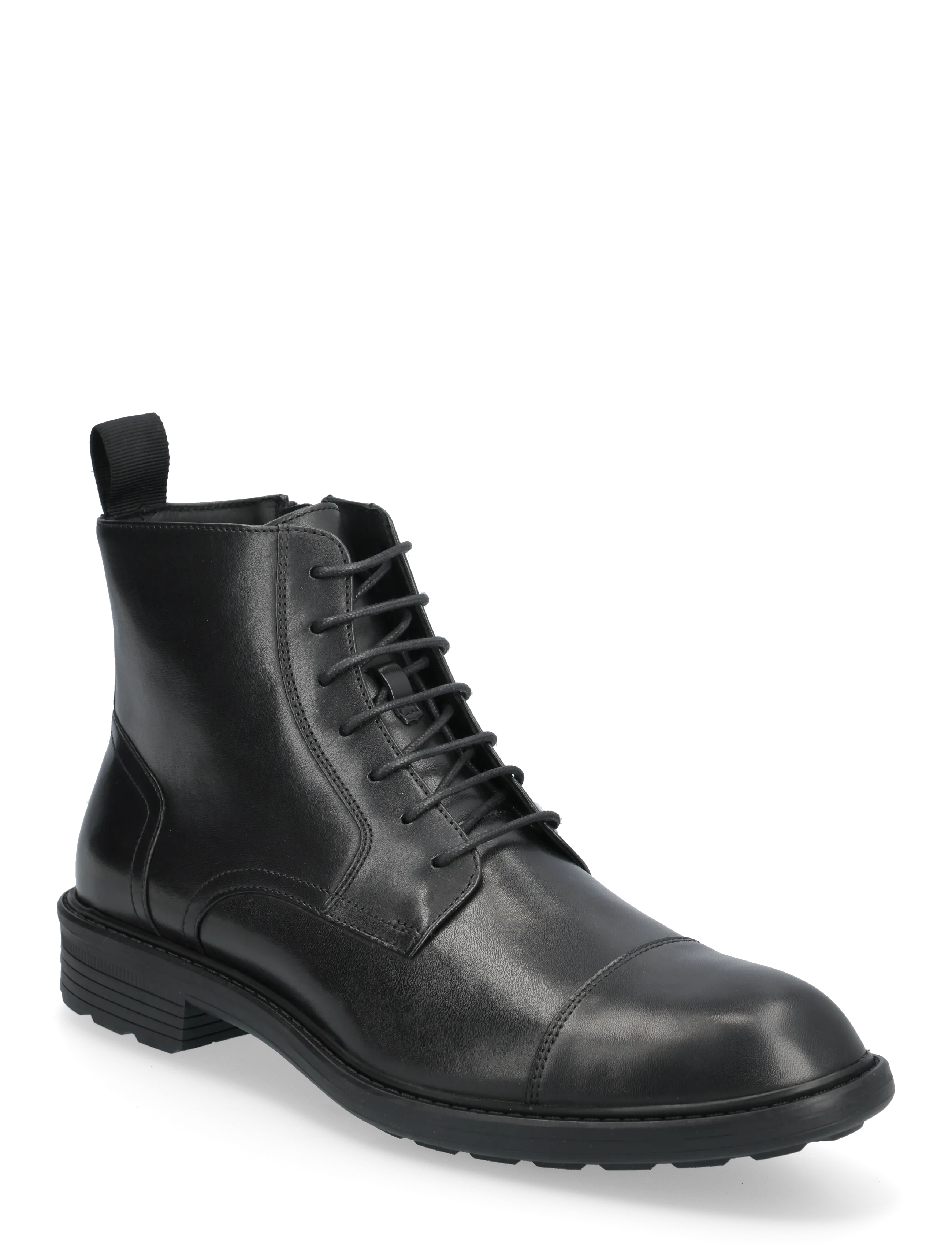 GEOX U Walk Pleasure B B, 45, Black, Støvler > Snørestøvler, Herre
