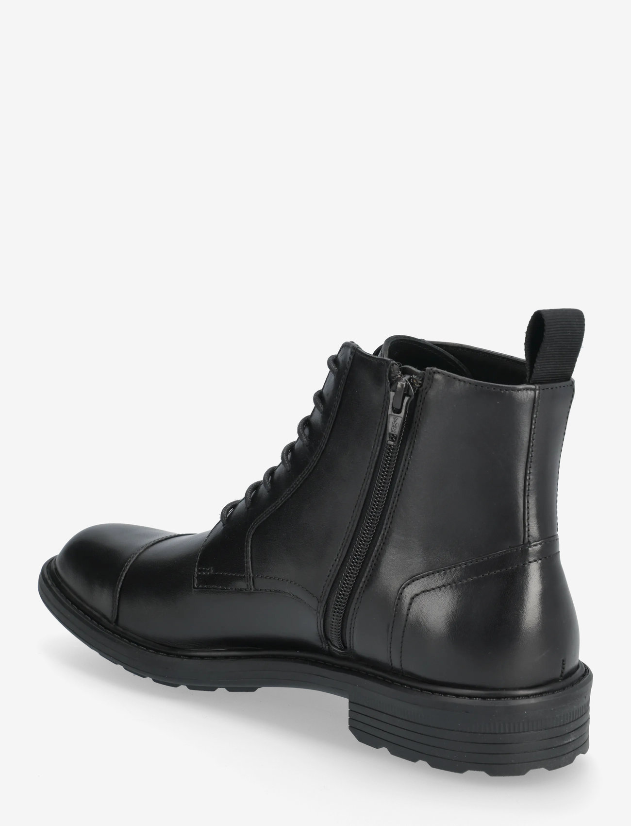 GEOX - U WALK PLEASURE B B - støvler med snøre - blk oxford - 2