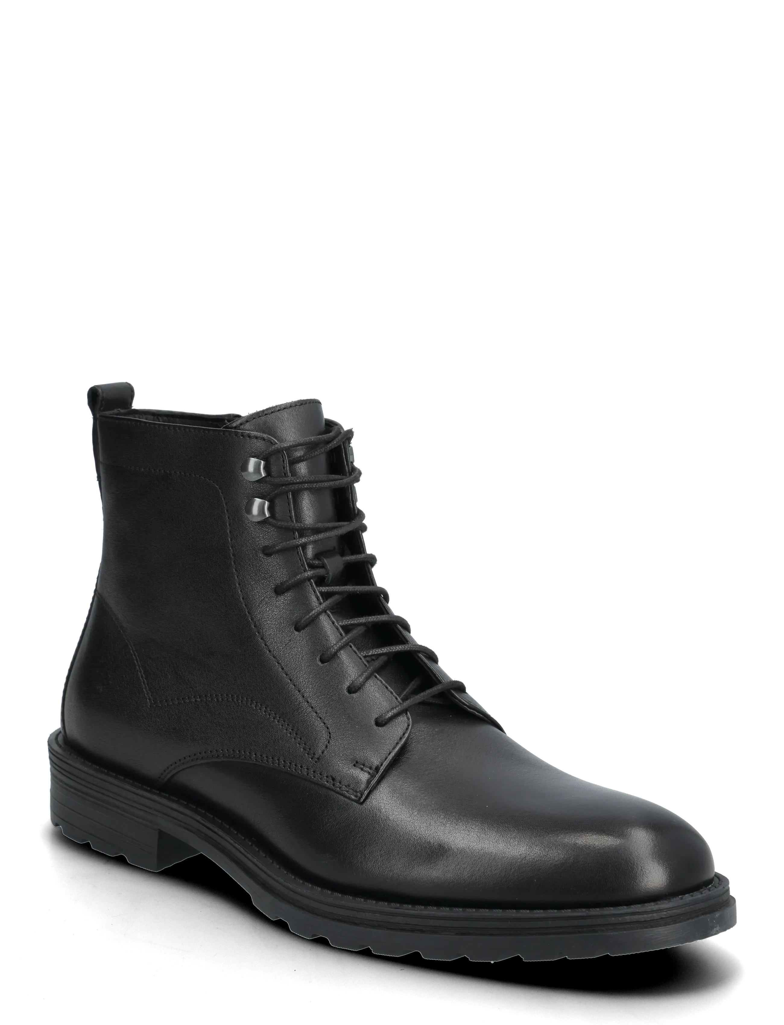 GEOX U Redclif A, 45, Boots, Schwarz - Lace Up Männerswear