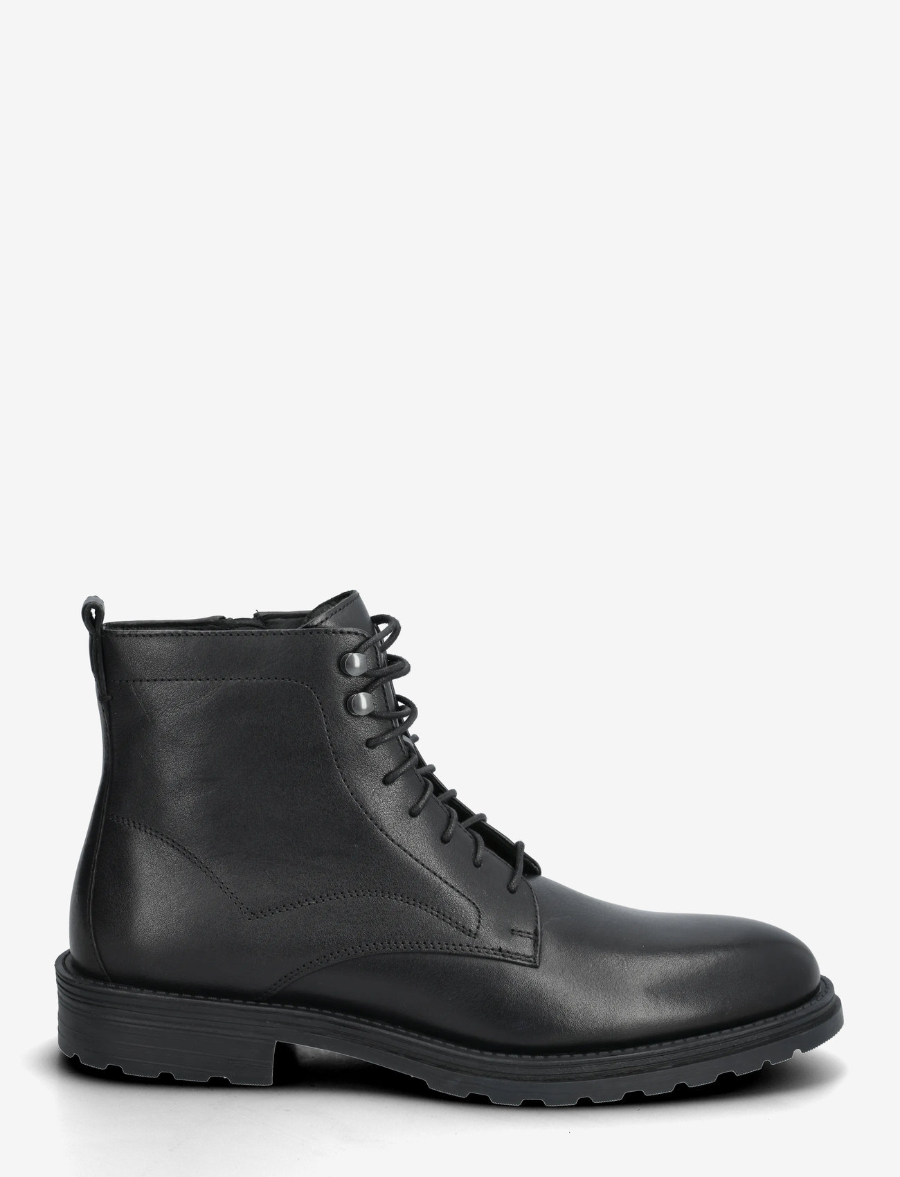 GEOX - U REDCLIF A - kängor med snörning - blk oxford - 1