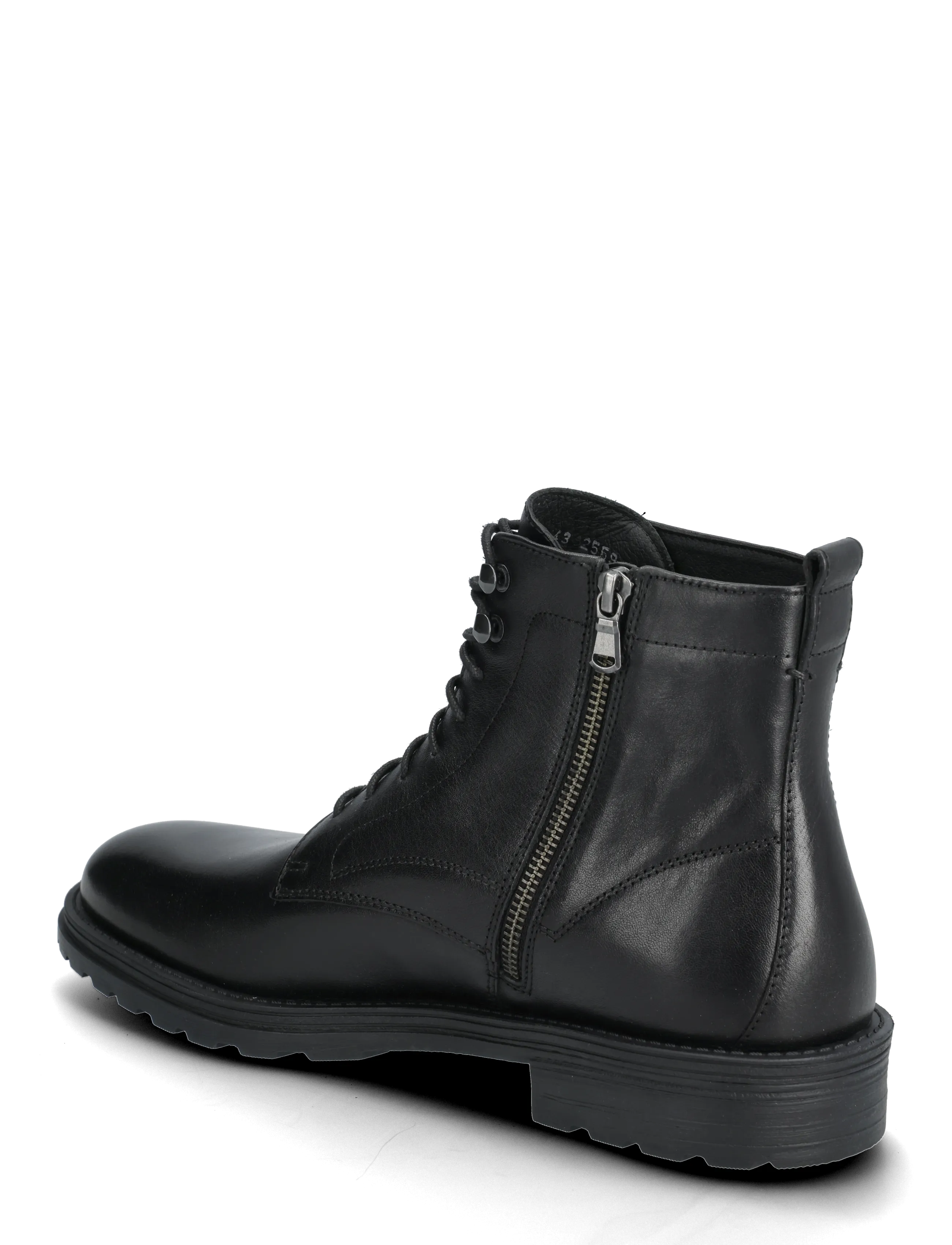 GEOX - U REDCLIF A - støvler med snøre - blk oxford - 2