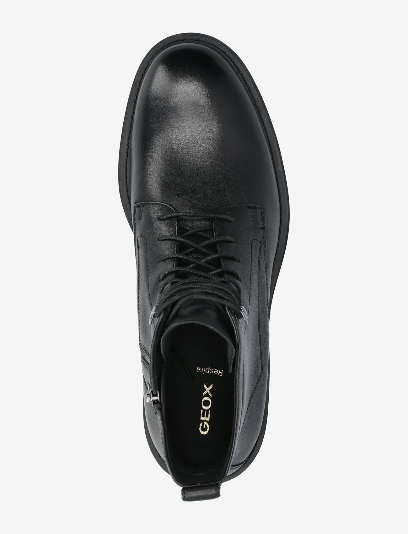 GEOX - U REDCLIF A - kängor med snörning - blk oxford - 3