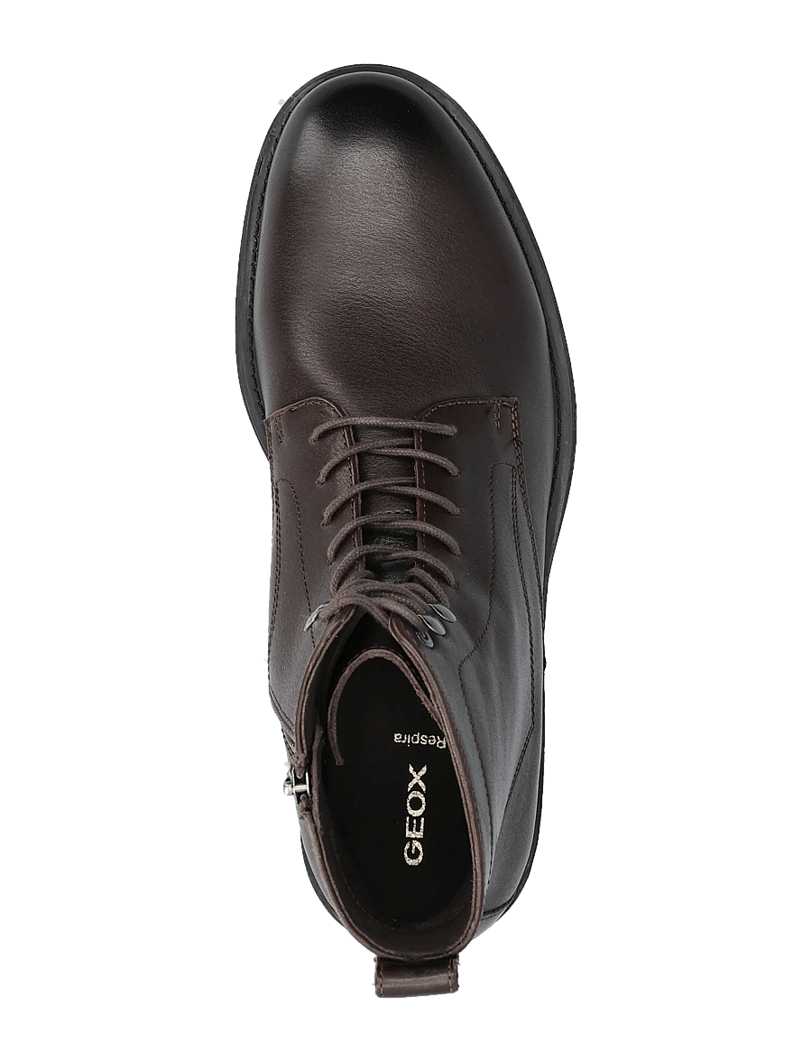 GEOX - U REDCLIF A - buty sznurowane - coffee - 3