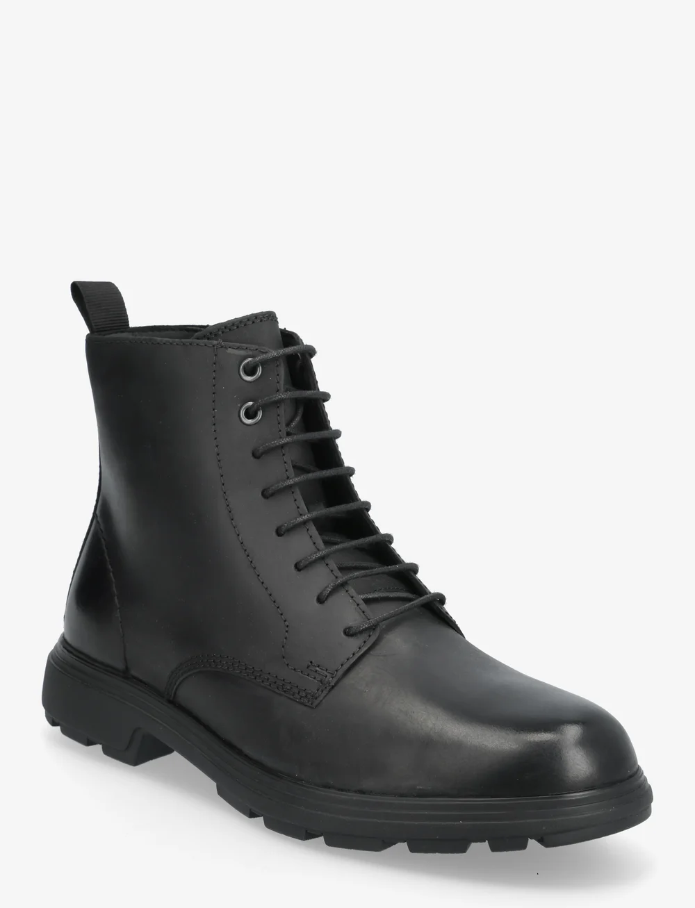 GEOX - U MEIERN F - Šņorējami zābaki - blk oxford - 0