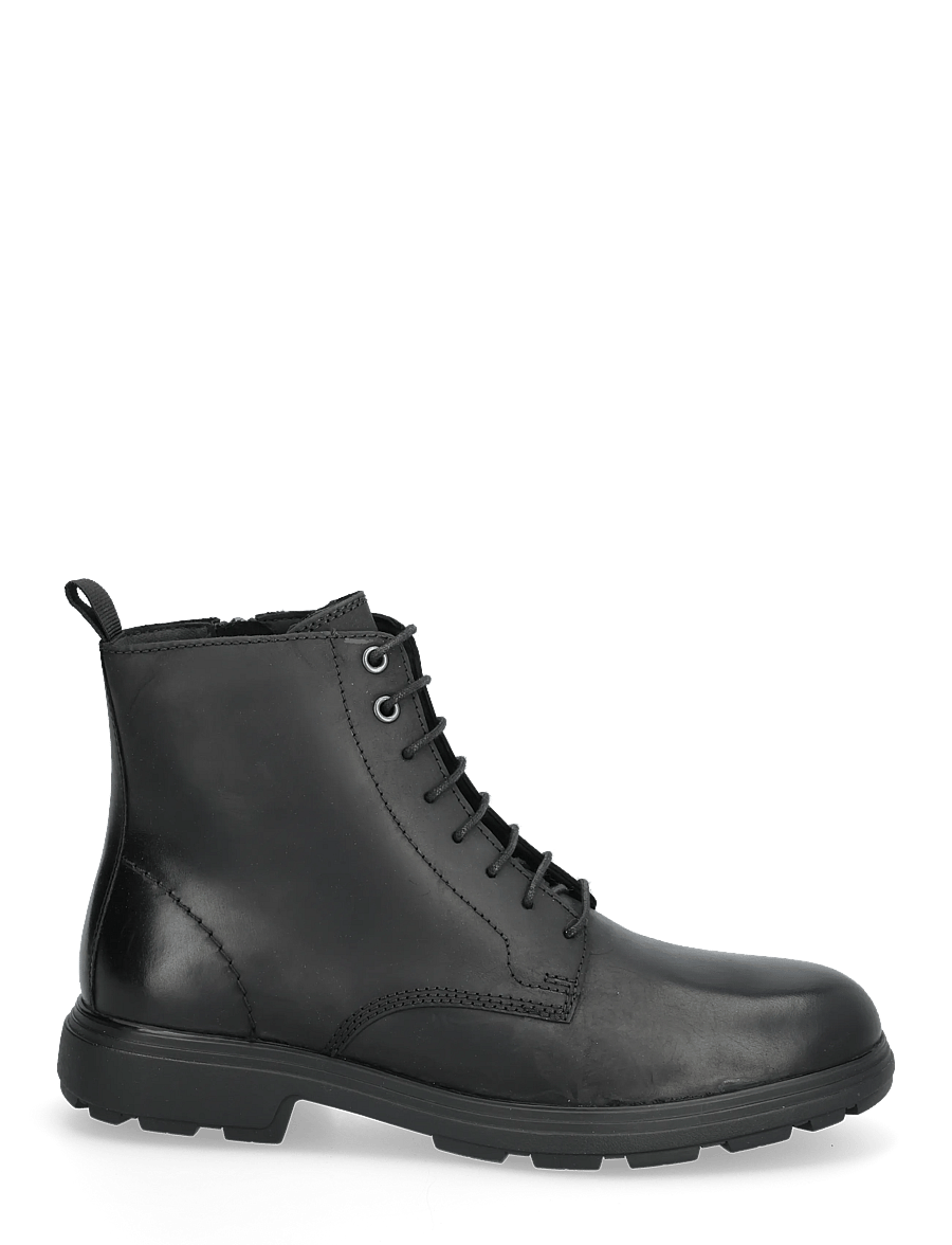 GEOX - U MEIERN F - støvler med snøre - blk oxford - 1