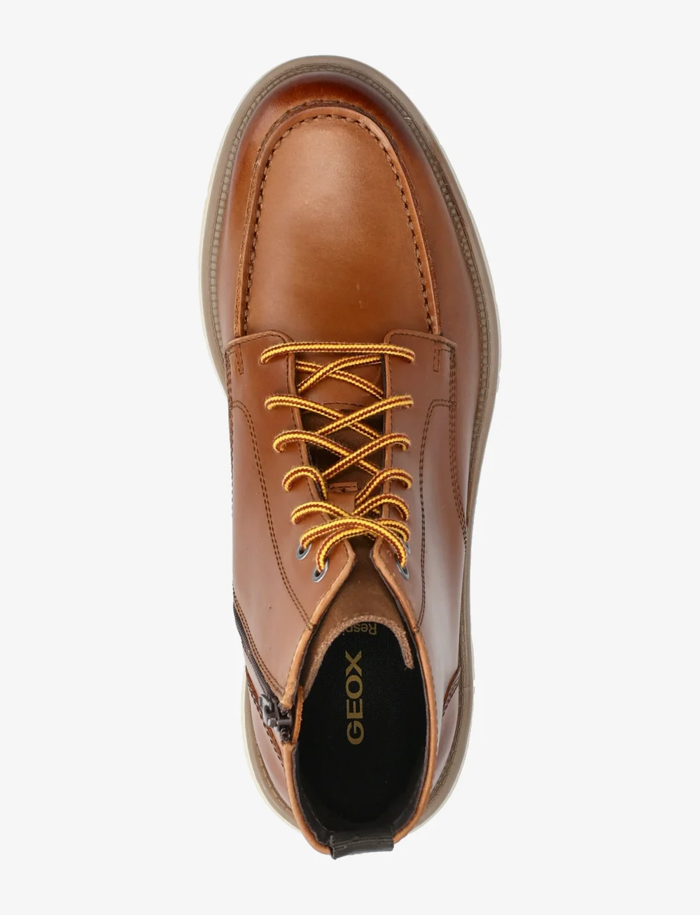 GEOX - U POVE A - schnürboots - lt ps brwn - 3