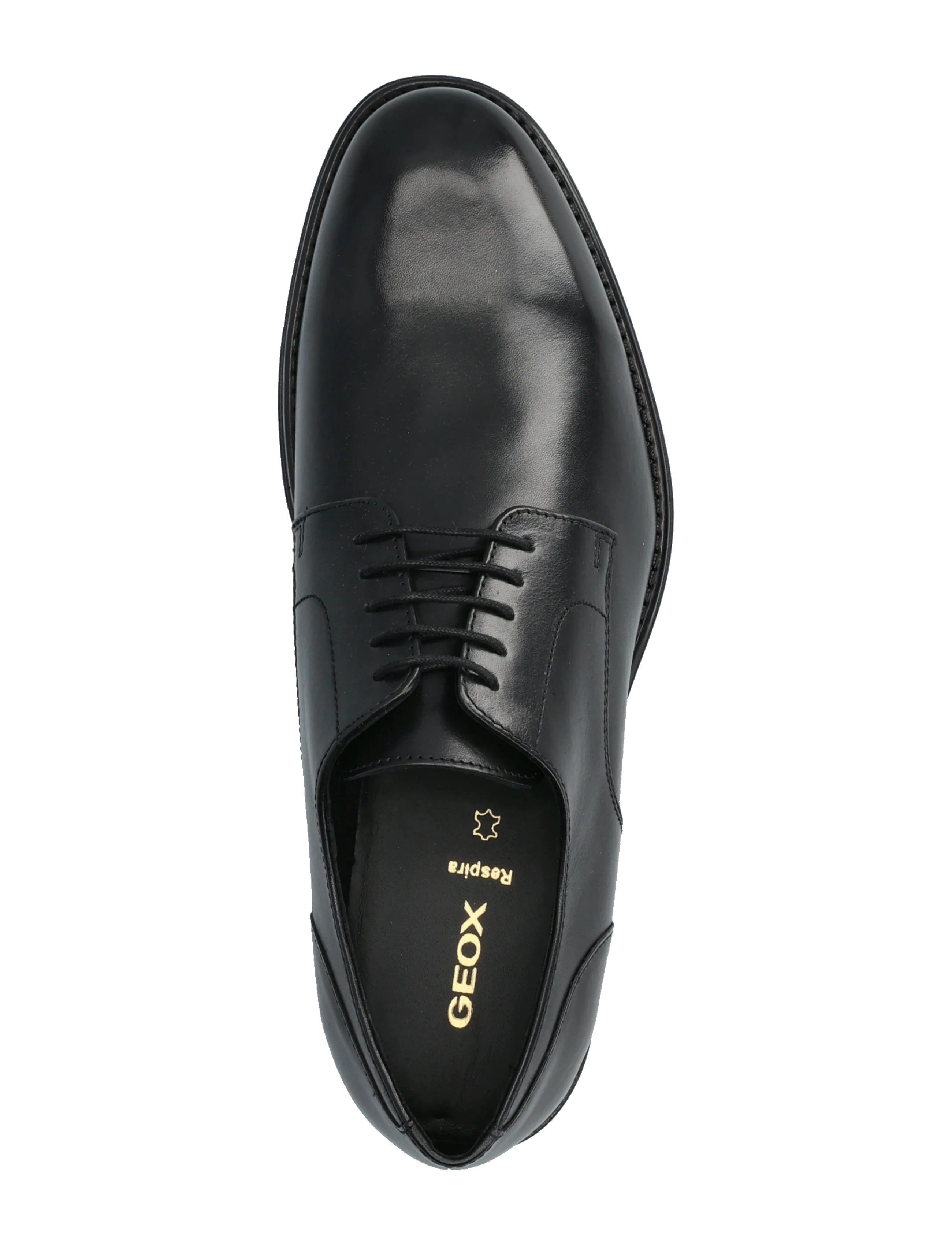 GEOX - U BARBERIGO C - lakādas apavi - black - 3