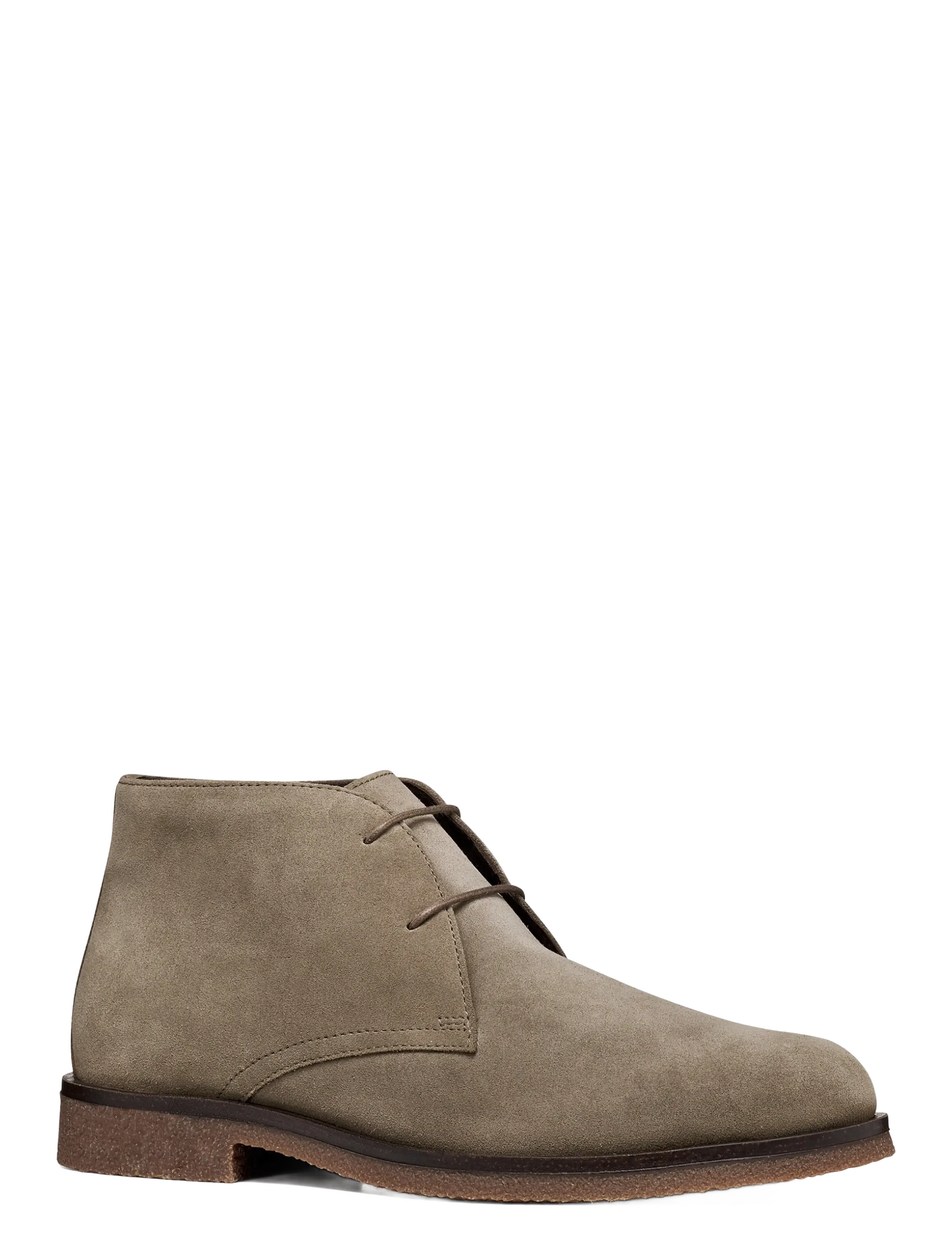 GEOX U CLAUDIO D - Schuhe - DOVE GREY/BROWN / brown