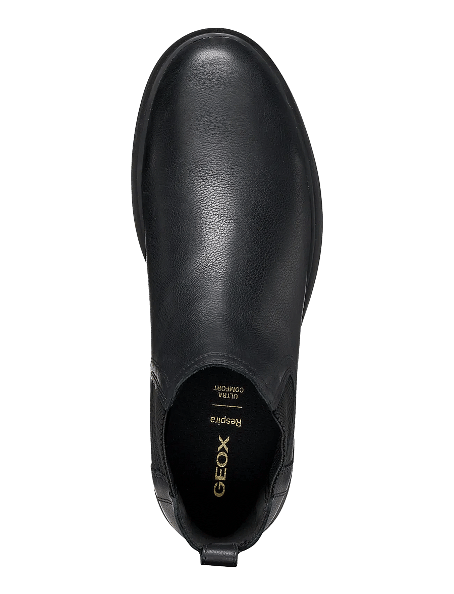 GEOX - U SPHERICA EC1 B C - moc-toe kingad - black - 3