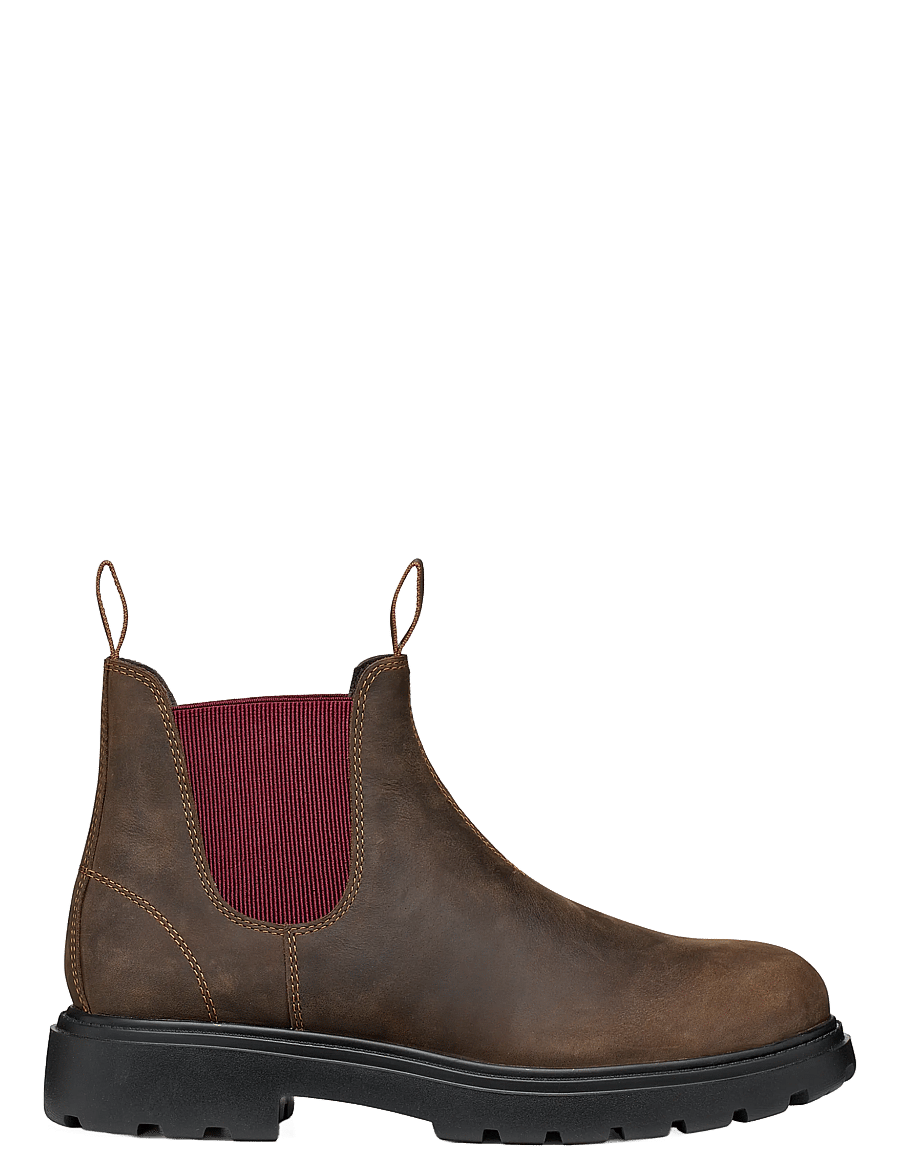 GEOX - U SPHERICA EC7 B D - chelsea boots - coffee/bordeaux - 1