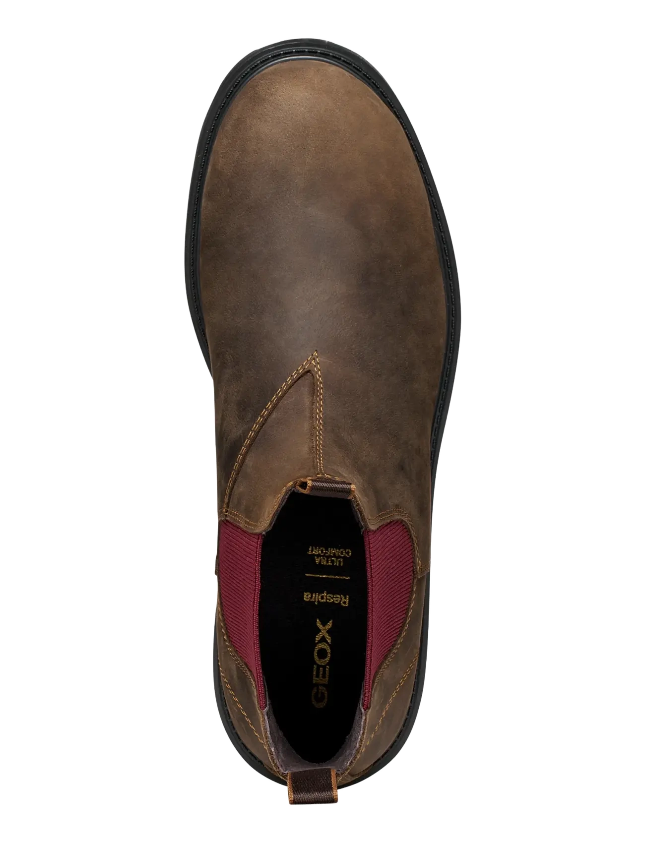 GEOX - U SPHERICA EC7 B D - chelsea boots - coffee/bordeaux - 3