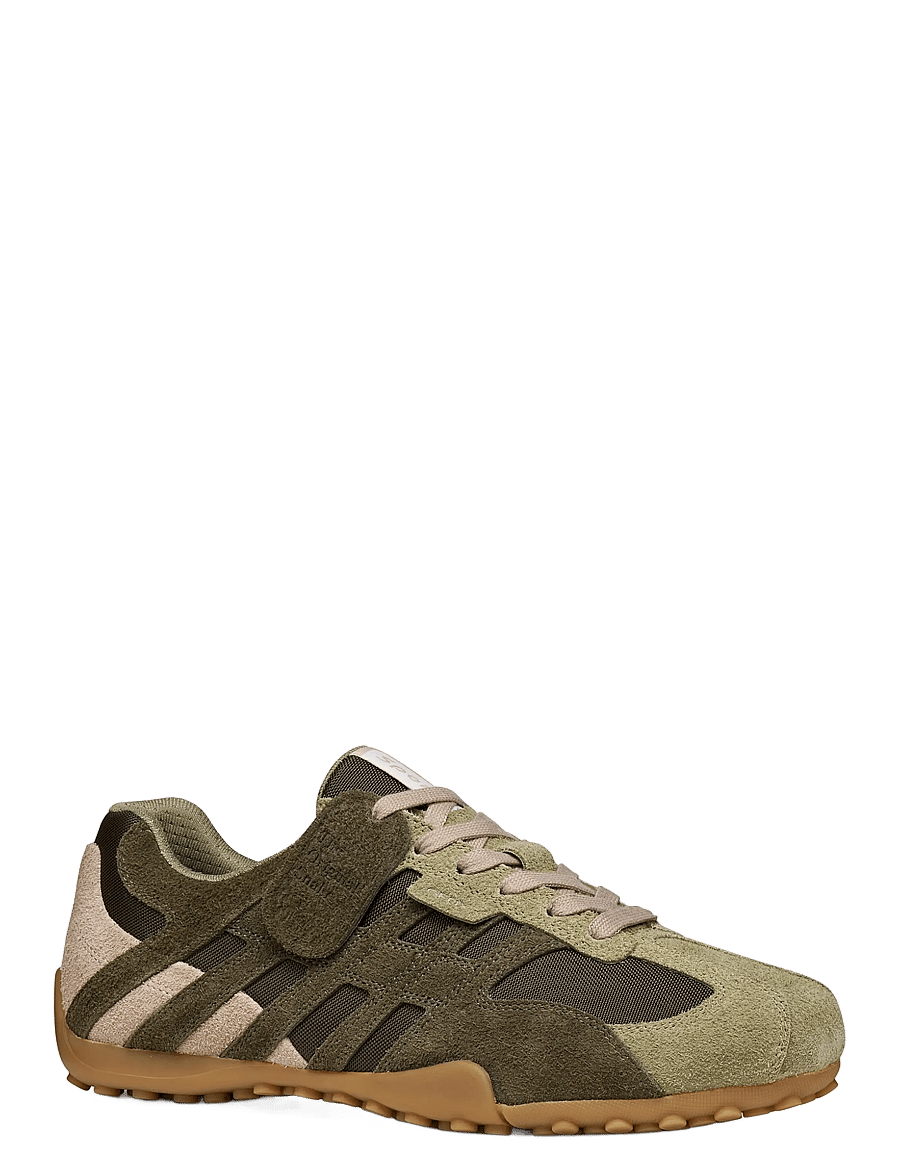 GEOX - U SNAKE A - low-top sneaker - sage/military - 0