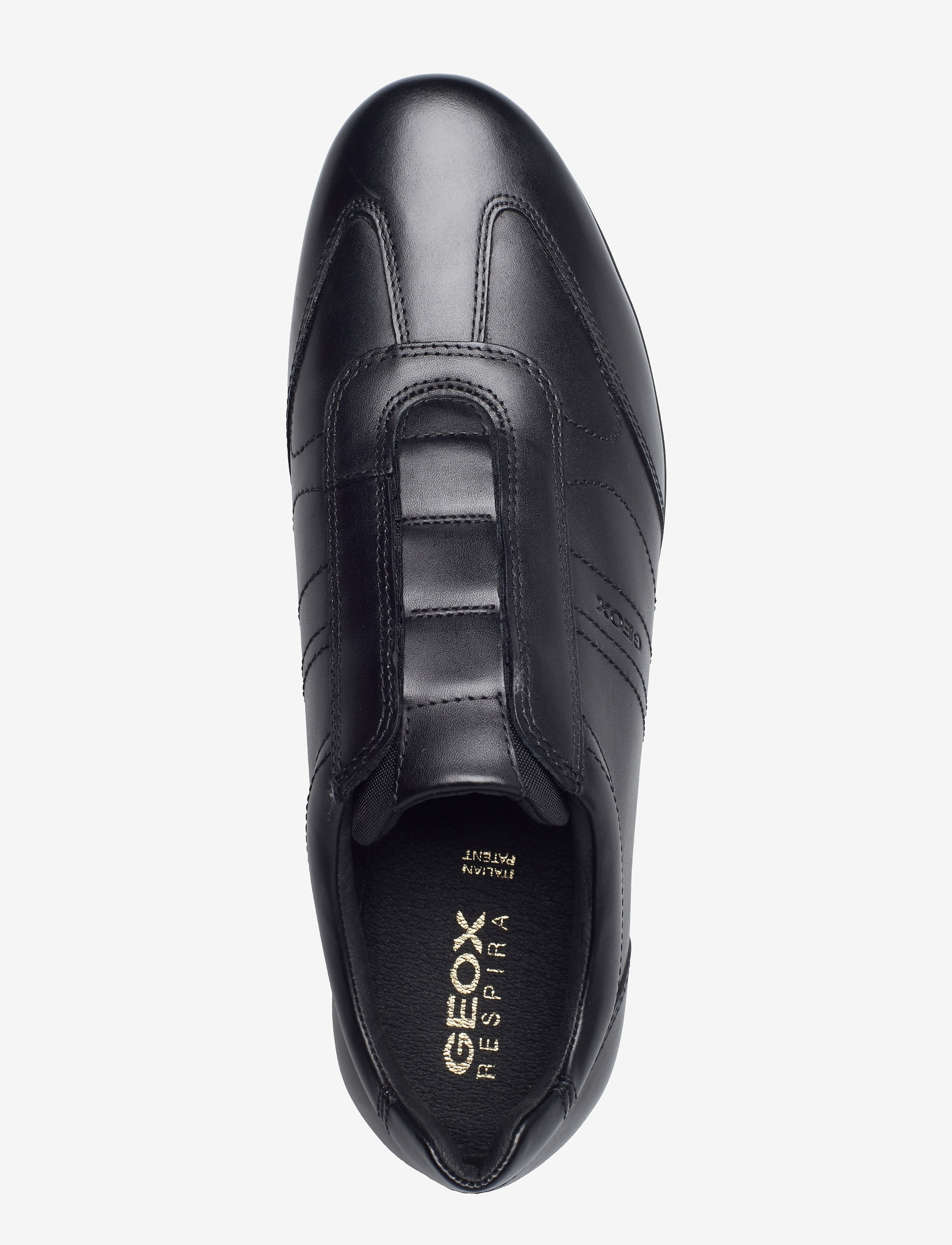 GEOX - UOMO SYMBOL C - slipper - blk oxford - 3