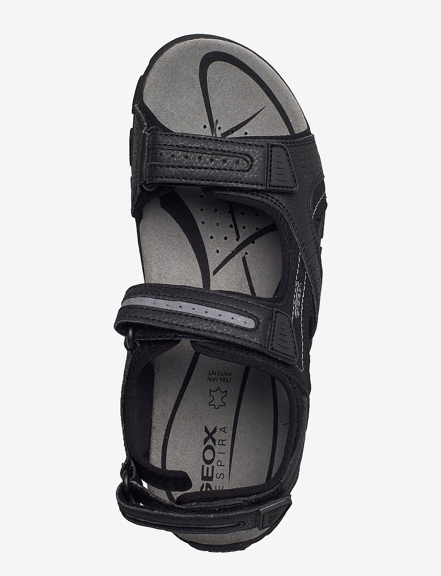 GEOX - UOMO SANDAL STRADA D - kollektsioonid - black/stone - 3