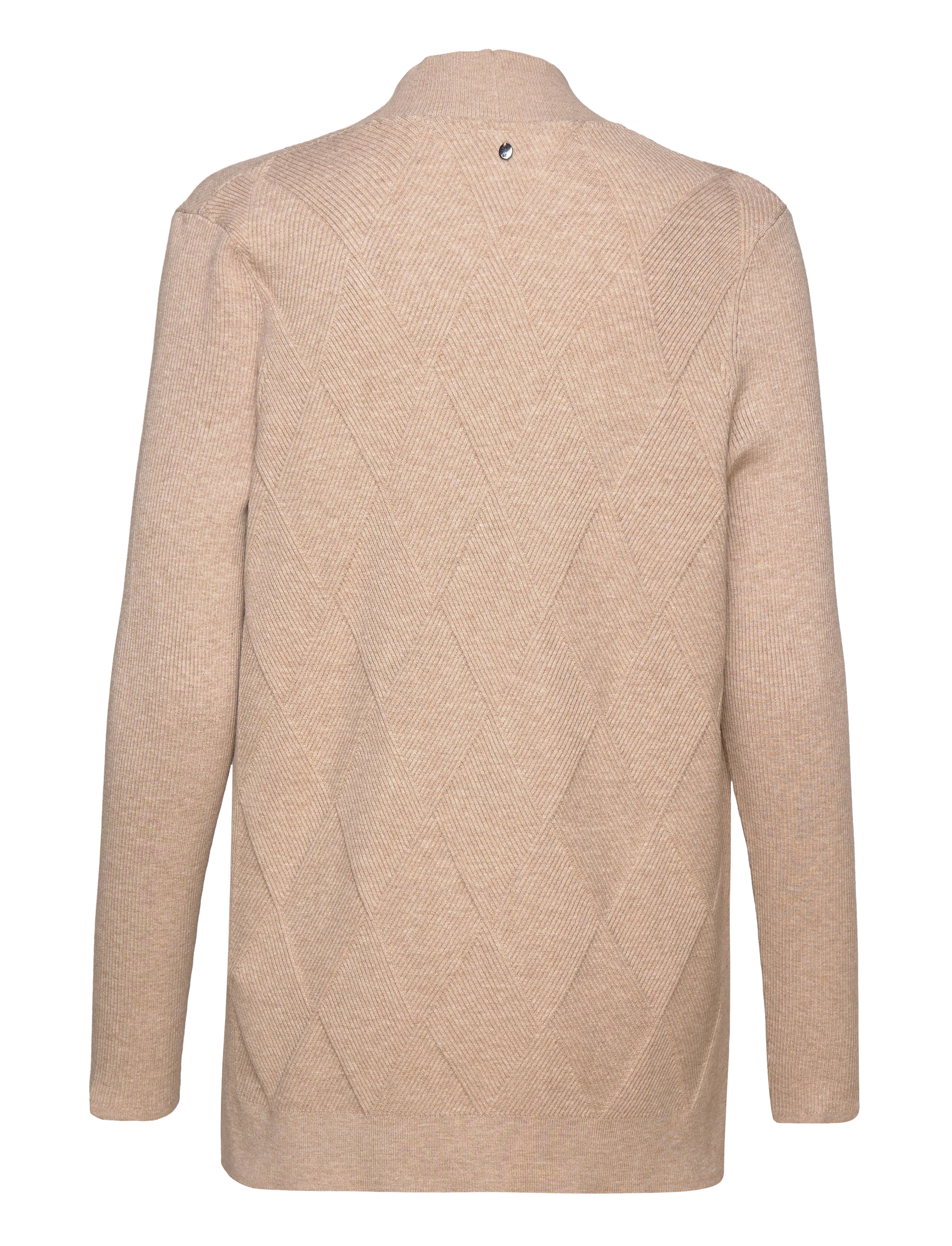 Gerry Weber Edition - JACKET KNIT - light taupe-melange - 1