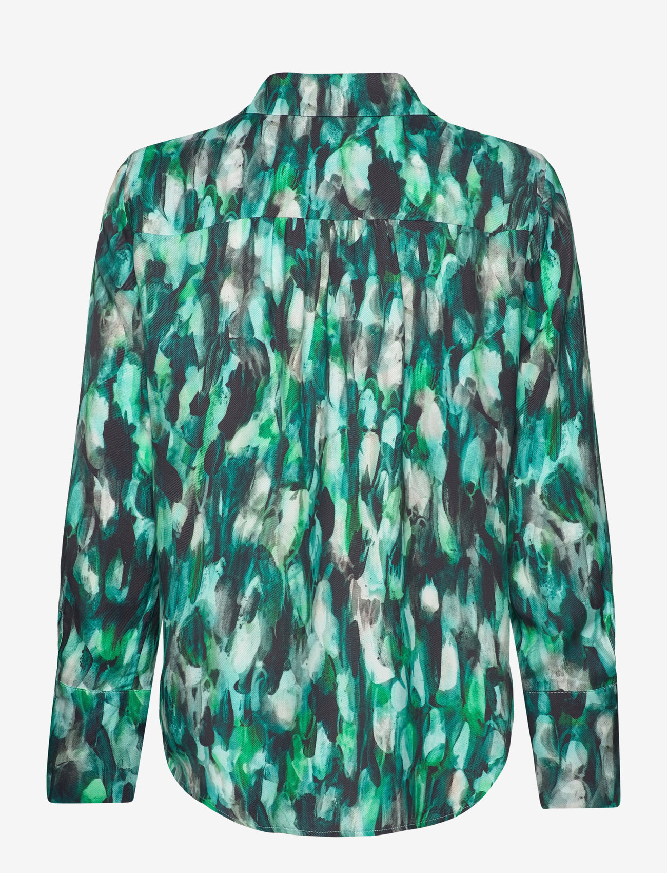 Gerry Weber Edition - BLOUSE 1/1 SLEEVE - green/ecru/white print - 1