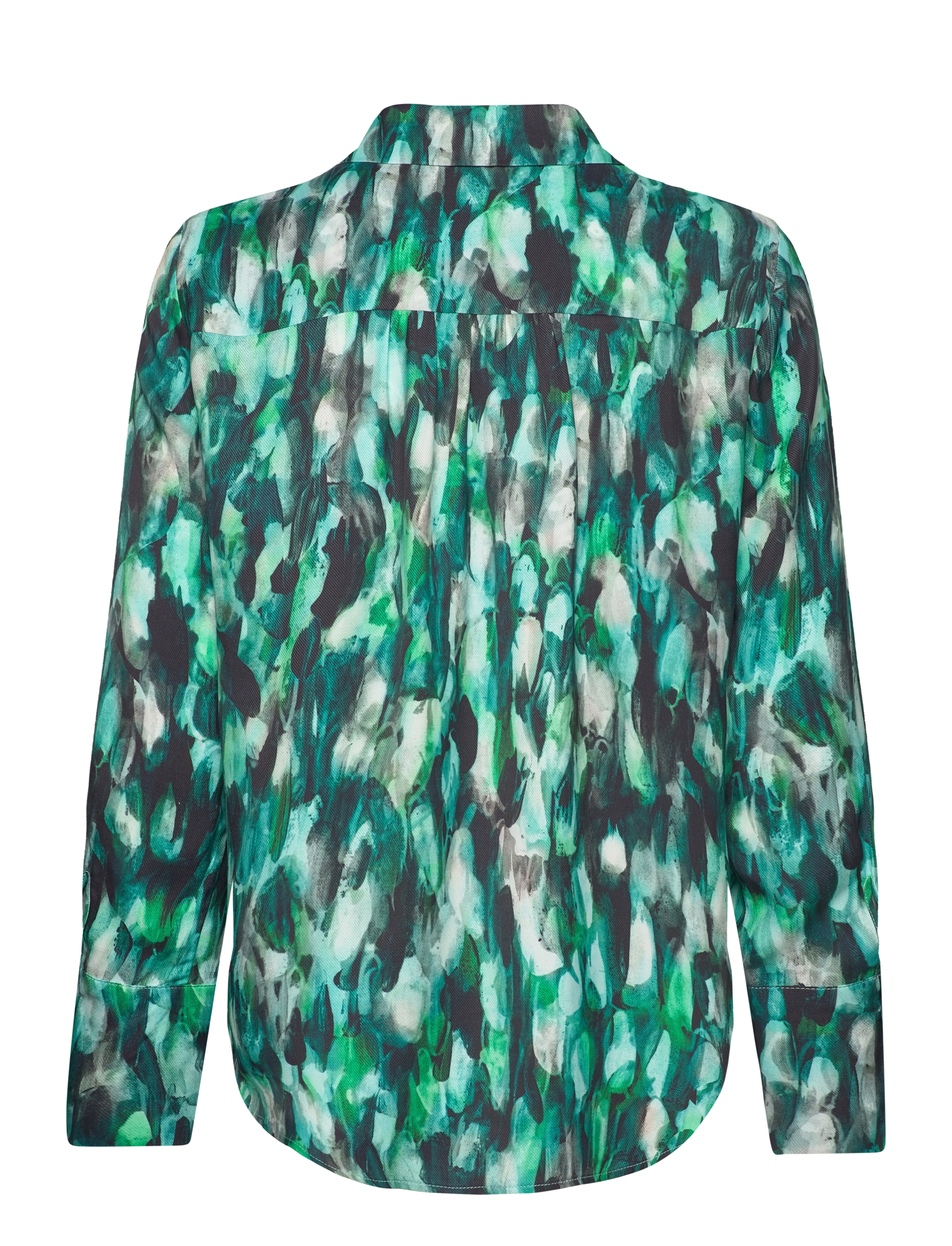 Gerry Weber Edition - BLOUSE 1/1 SLEEVE - green/ecru/white print - 1