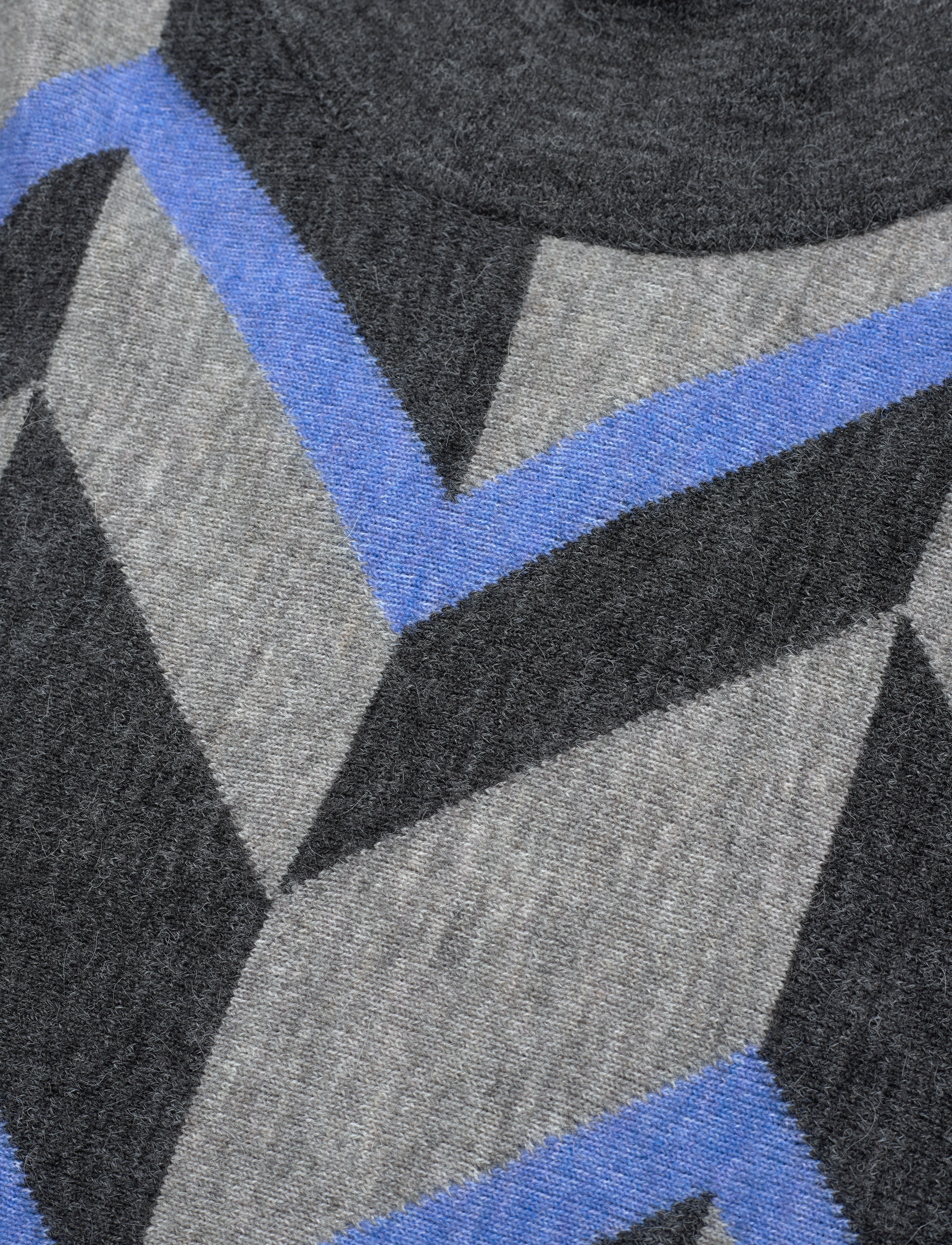 Gerry Weber Edition - PULLOVER 1/2 SLEEVE - grey/blue figured - 2