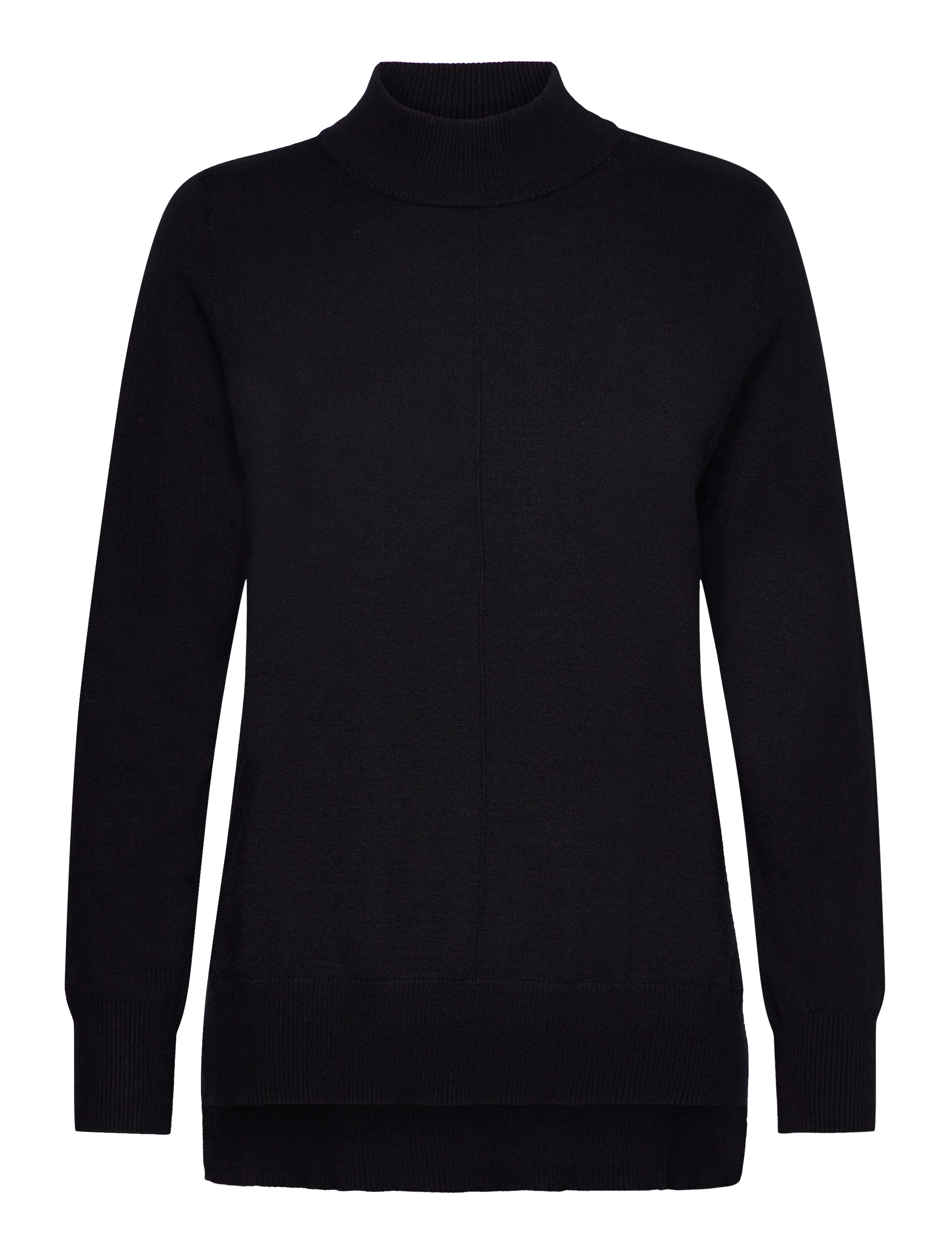 Pullover 1/1 sleeve - BLACK