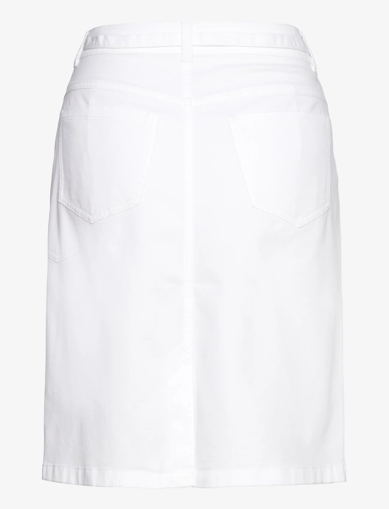 Gerry Weber Edition - SKIRT WOVEN SHORT - short skirts - white/white - 1