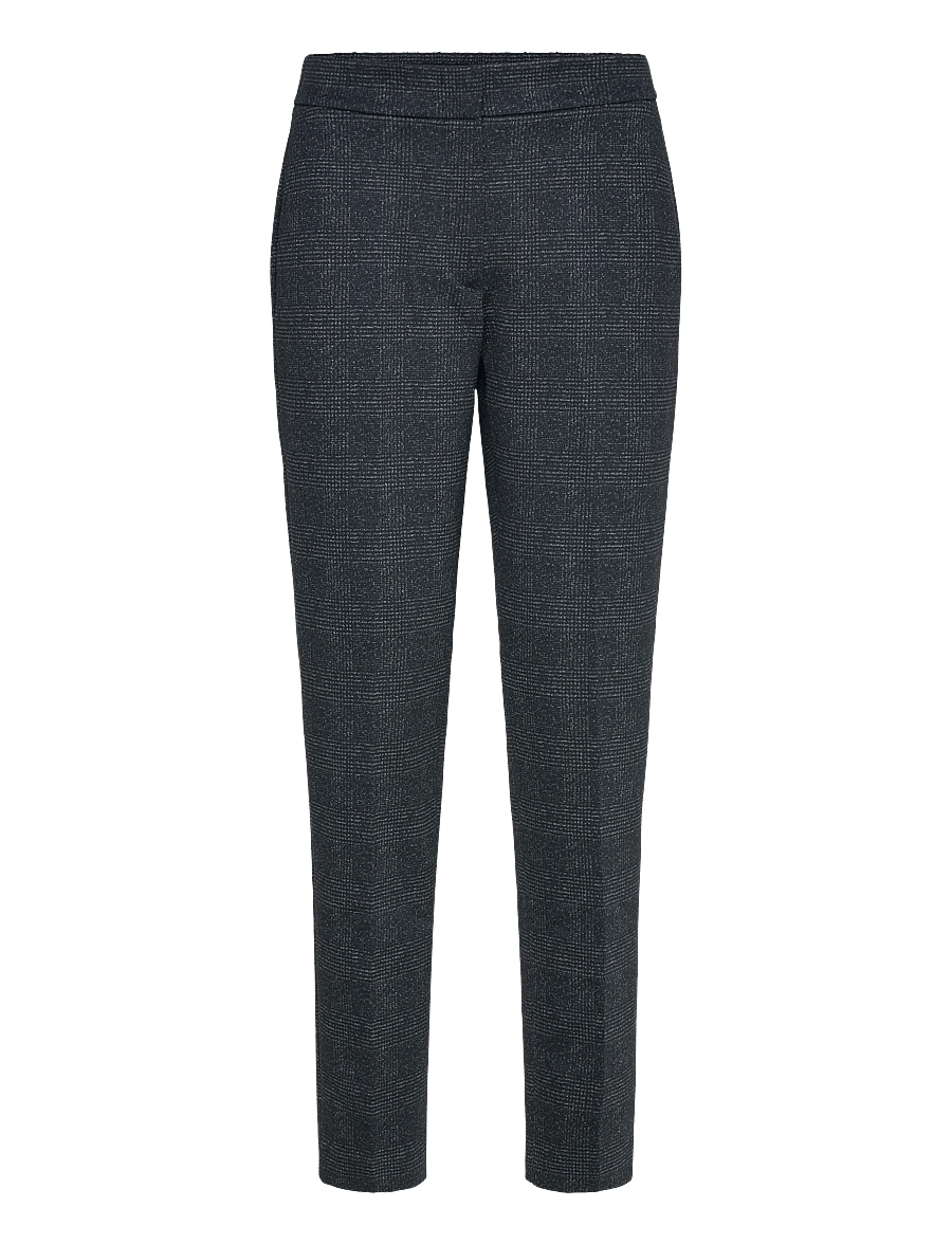 Gerry Weber Edition - PANT LEISURE CROPPED - slim fit trousers - grey-antracite - 0