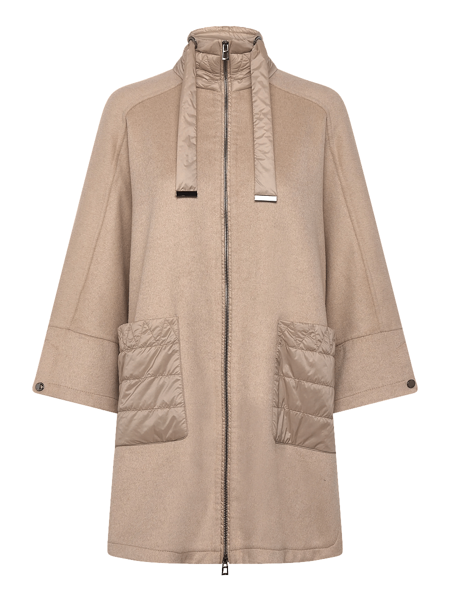Gerry Weber Edition - CAPE / PONCHO OUTDOO - ziemas jakas - dusty beige-melange - 0
