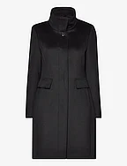 Coat wool - BLACK