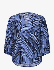 Gerry Weber Edition - BLOUSE 1/1 SLEEVE - long-sleeved blouses - blue print - 0