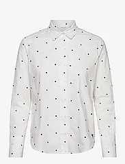 Gerry Weber Edition - BLOUSE 1/1 SLEEVE - long-sleeved shirts - ecru/white figured - 0