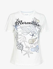 Gerry Weber Edition - T-SHIRT 1/2 SLEEVE - t-shirts - off-white - 0