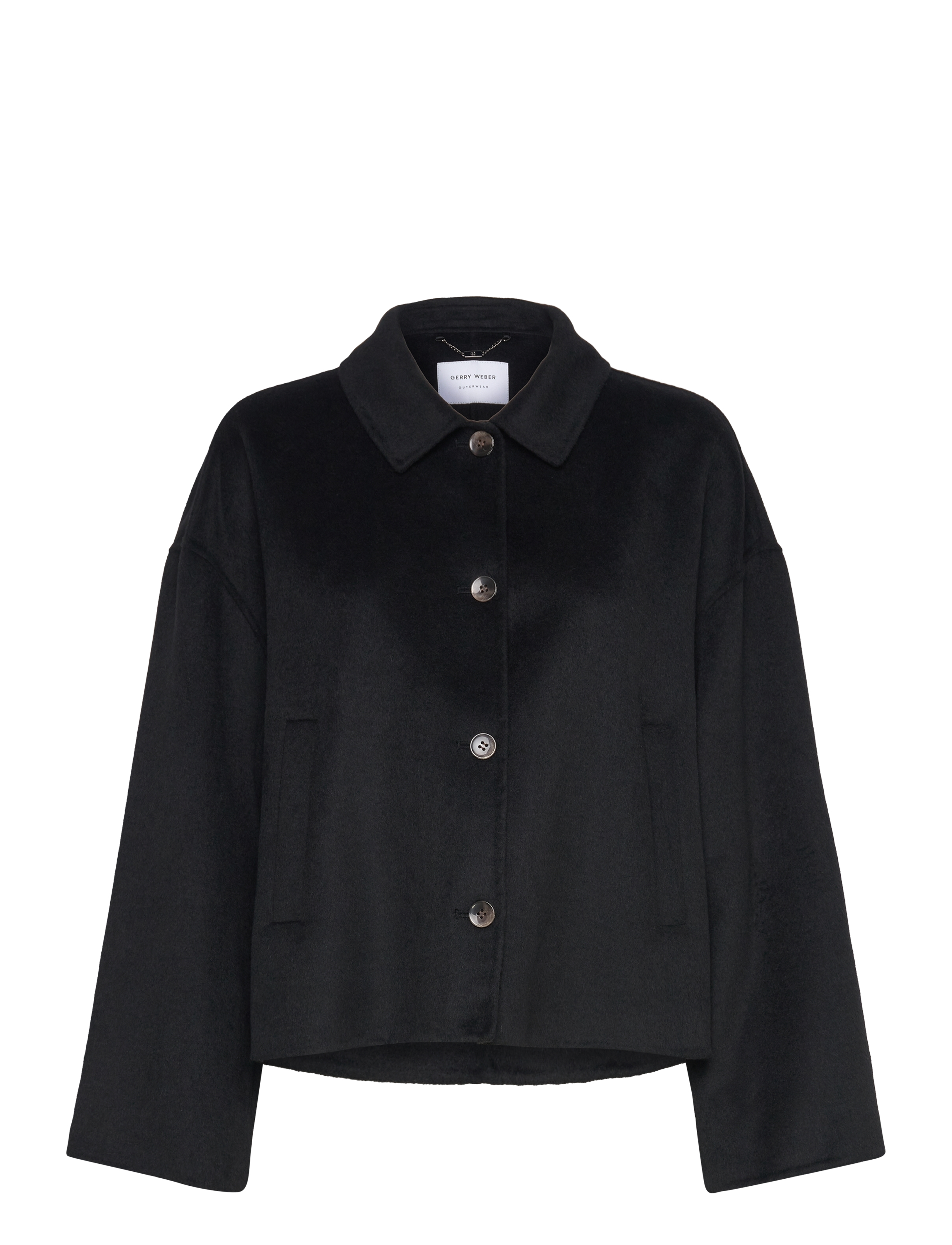 Gerry Weber Edition OUTDOORJACKET WOOL - Kleidung - BLACK / black