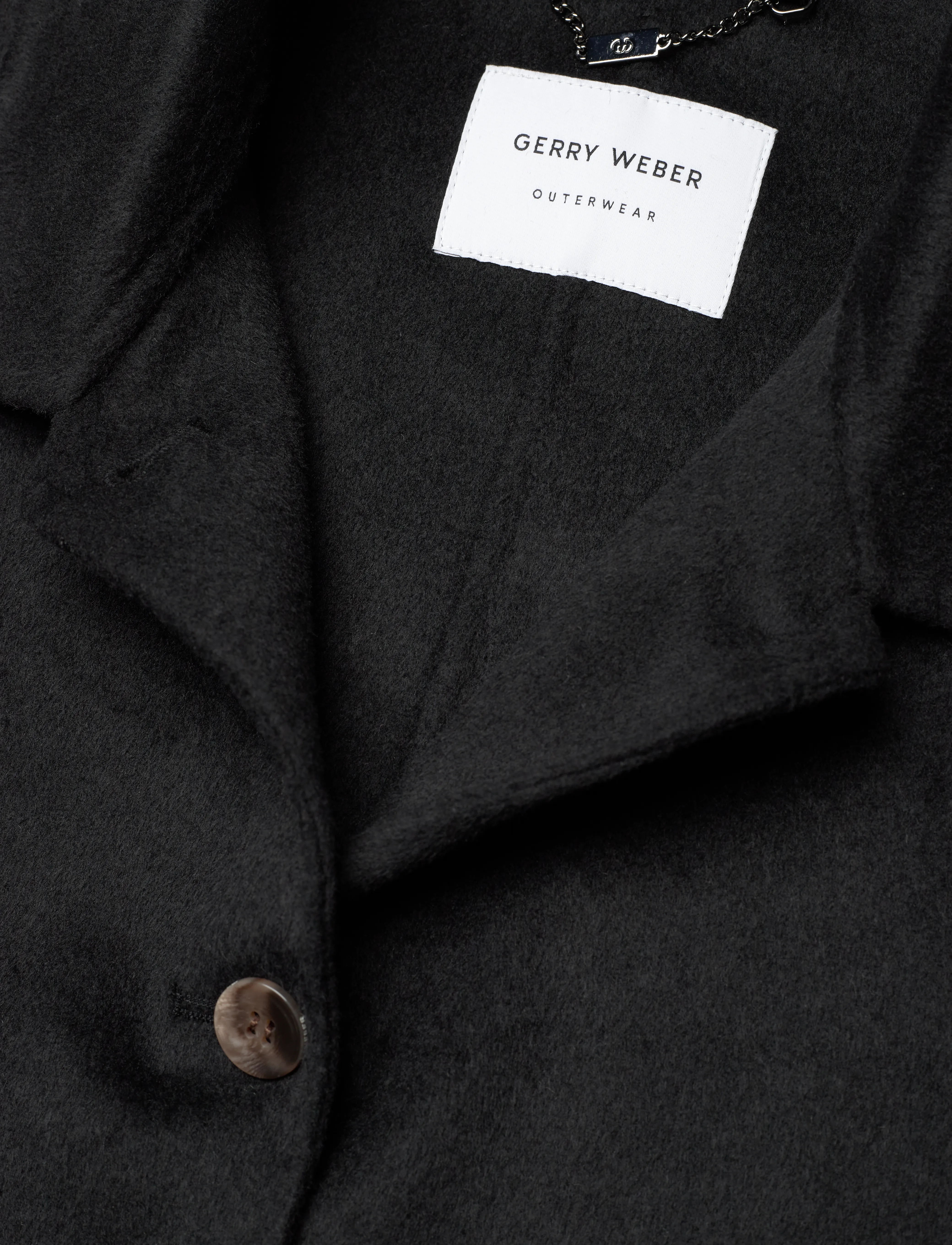 Gerry Weber Edition - OUTDOORJACKET WOOL - uldjakker - black - 2