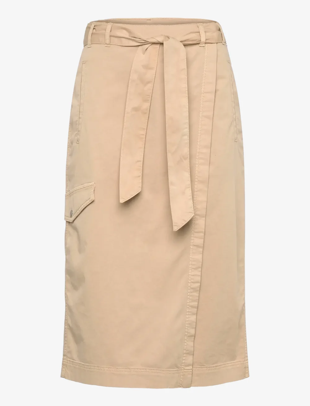 Gerry Weber Edition - Skirt woven long - midi nederdele - nature washed - 0