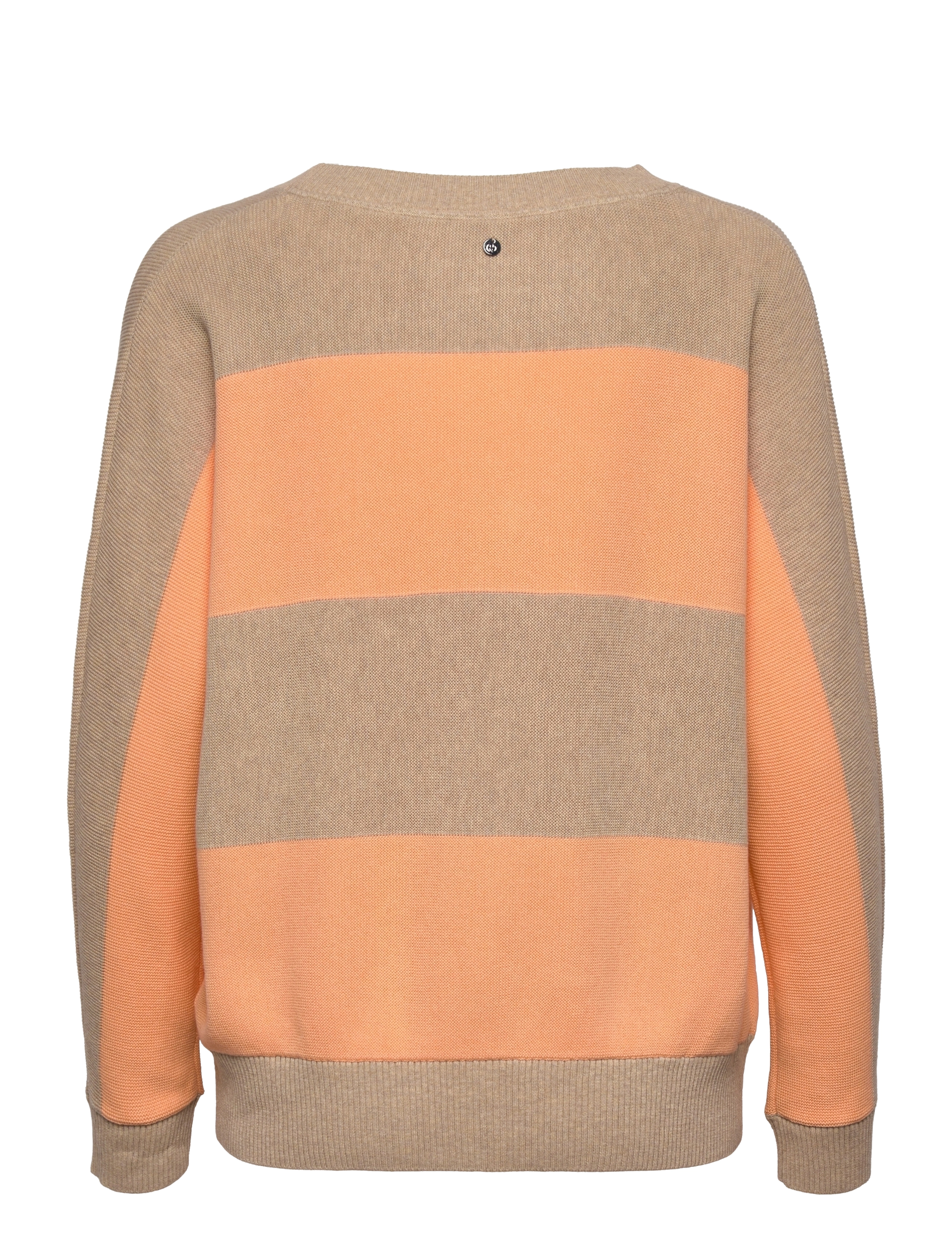 Gerry Weber Edition - PULLOVER 1/1 SLEEVE - ecru/white/red/orange stripes - 1