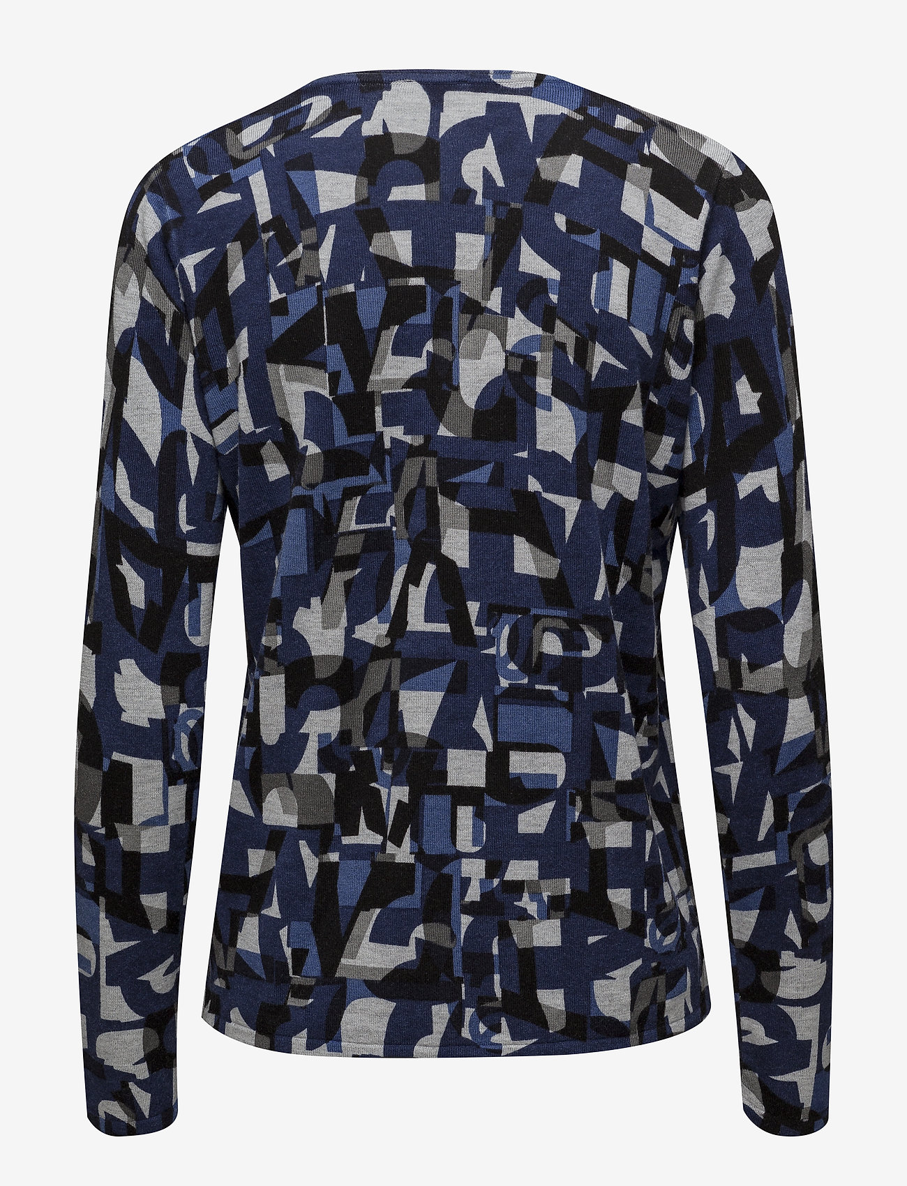 Gerry Weber Edition - PULLOVER LONG-SLEEVE - grey/blue print - 1