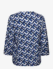 Gerry Weber Edition - BLOUSE 3/4 SLEEVE - long-sleeved blouses - blue print - 1