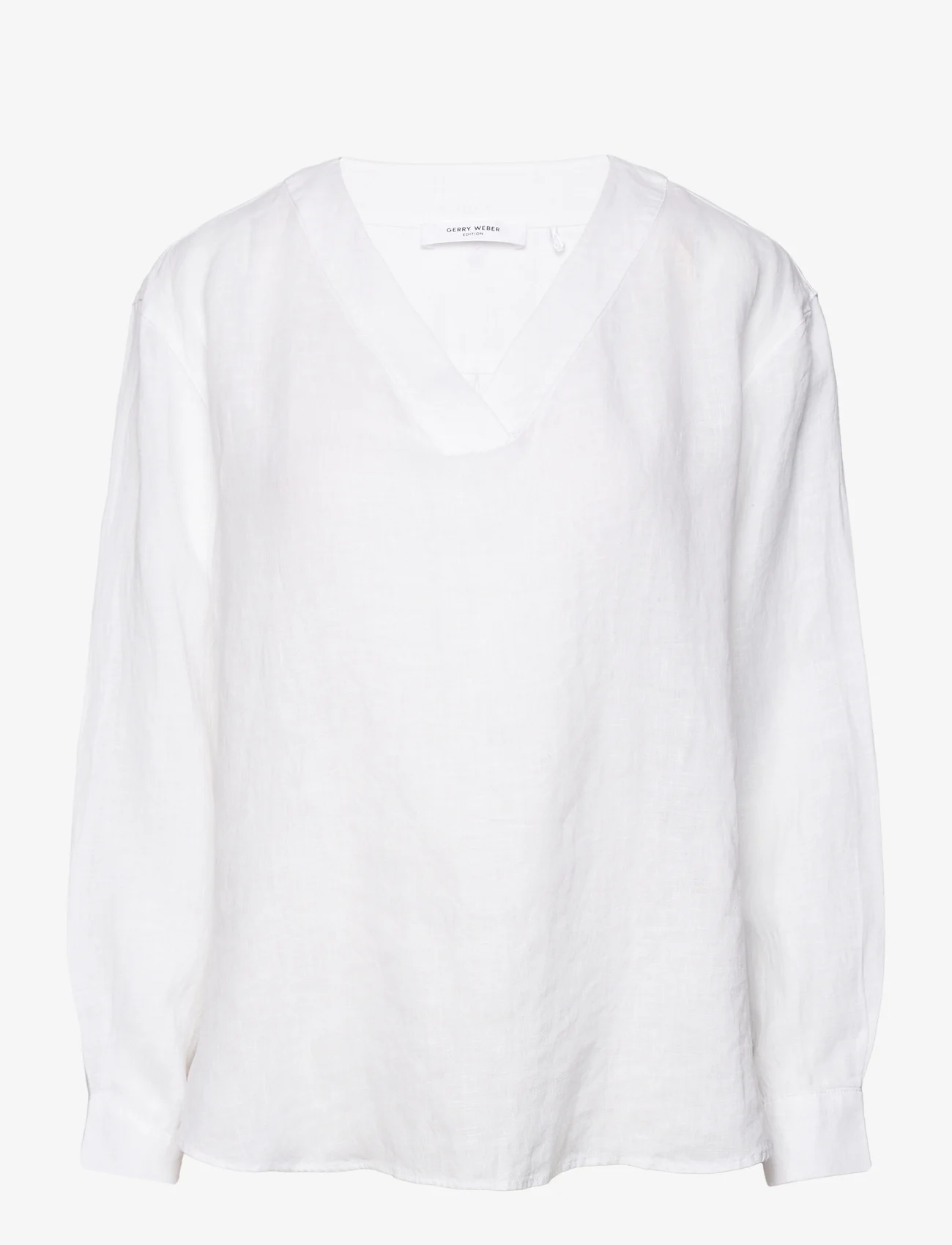 Gerry Weber Edition - BLOUSE 1/1 SLEEVE - long-sleeved blouses - white/white - 0
