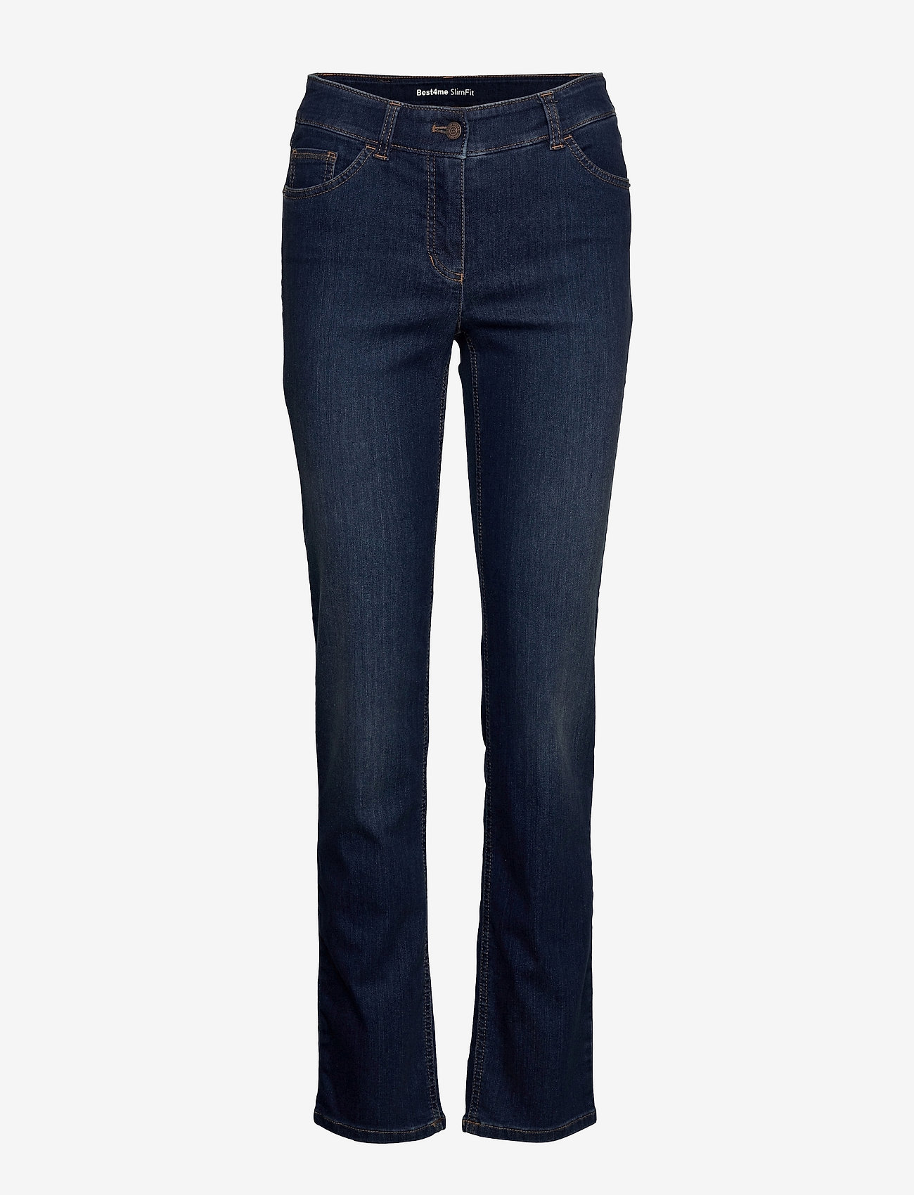 Gerry Weber Edition - JEANS LONG - dark blue denim with use - 0