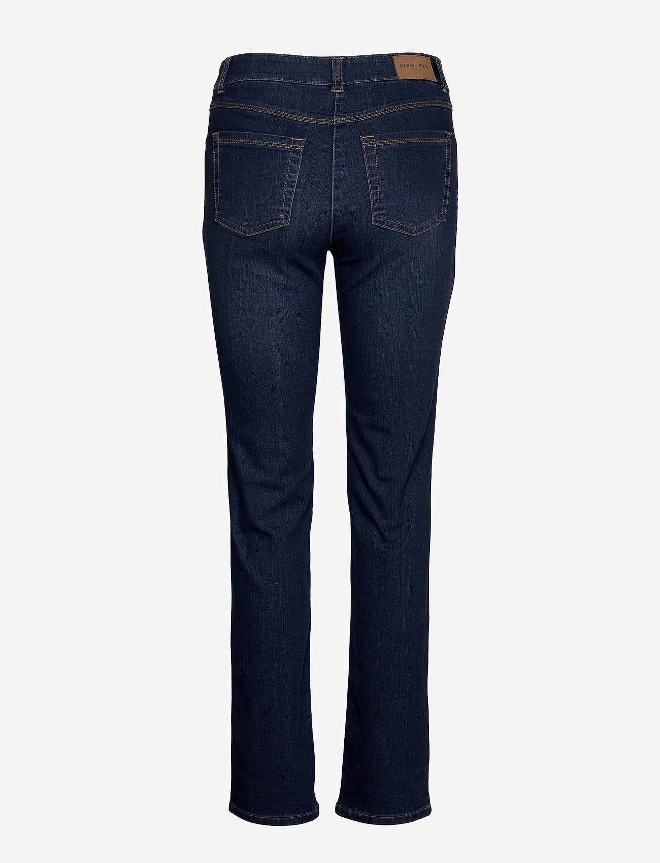 Gerry Weber Edition - JEANS LONG - utsvängda jeans - dark blue denim with use - 1