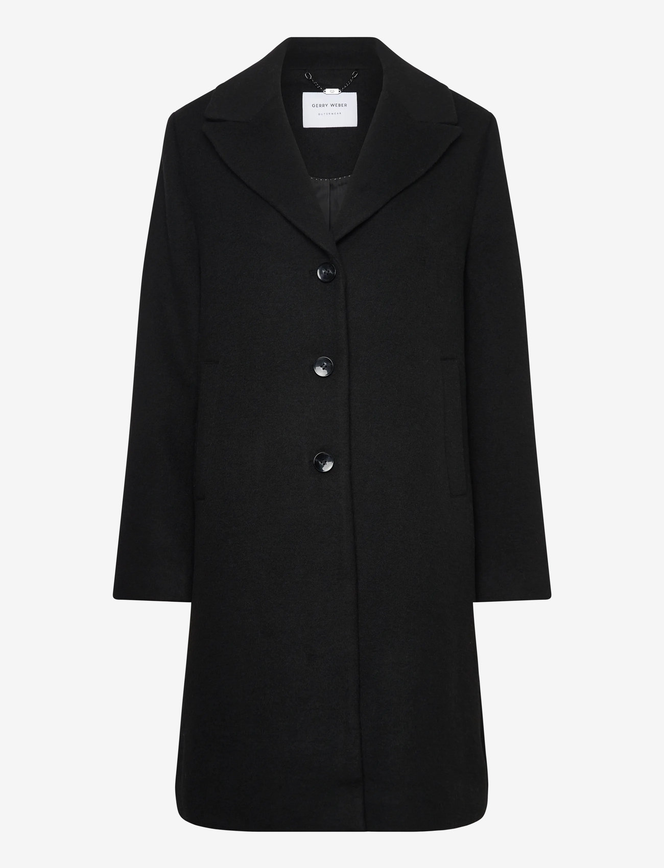 Gerry Weber Edition - COAT WOOL - overtøj - black - 0