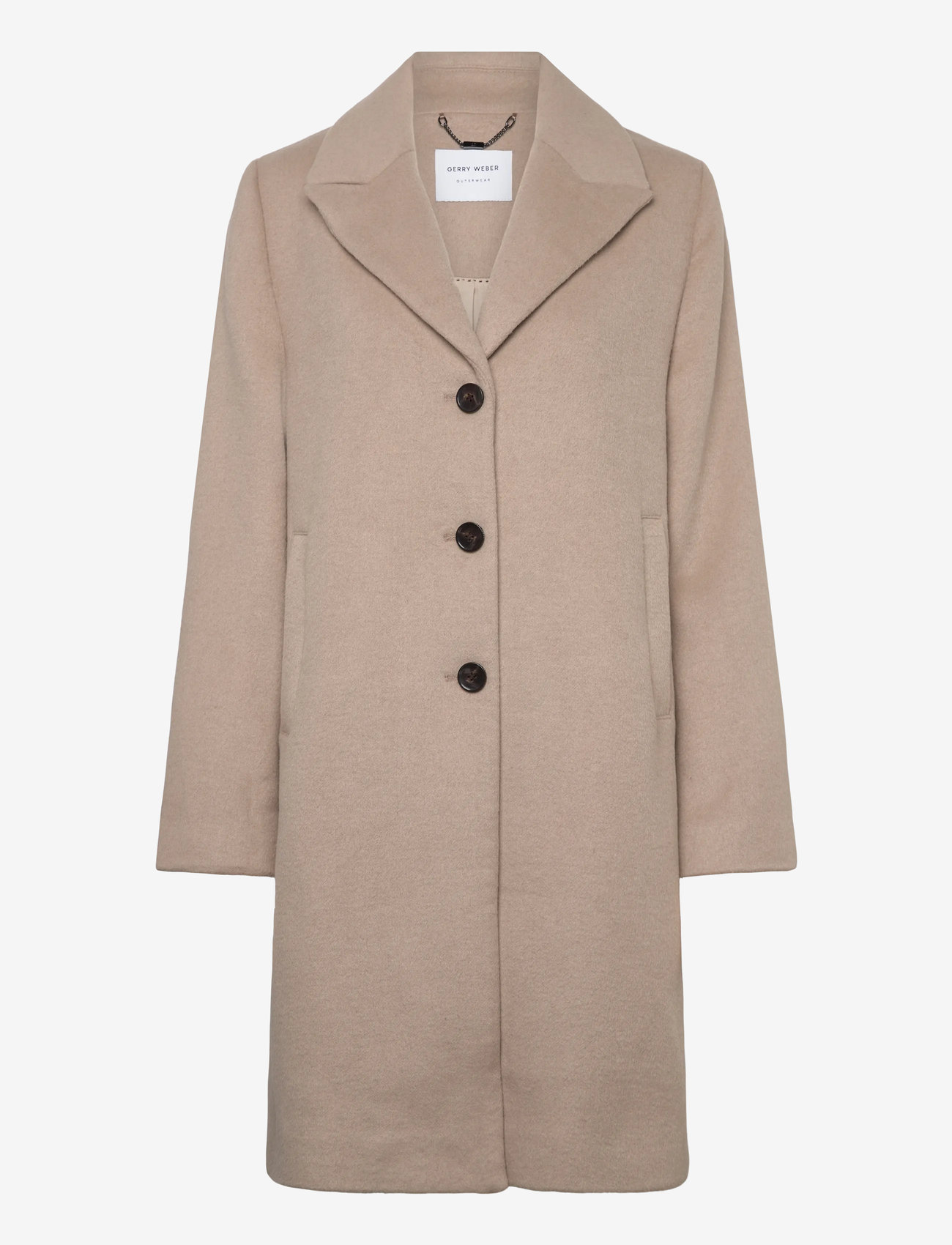 Gerry Weber Edition - COAT WOOL - Üleriided - dusty beige-melange - 0